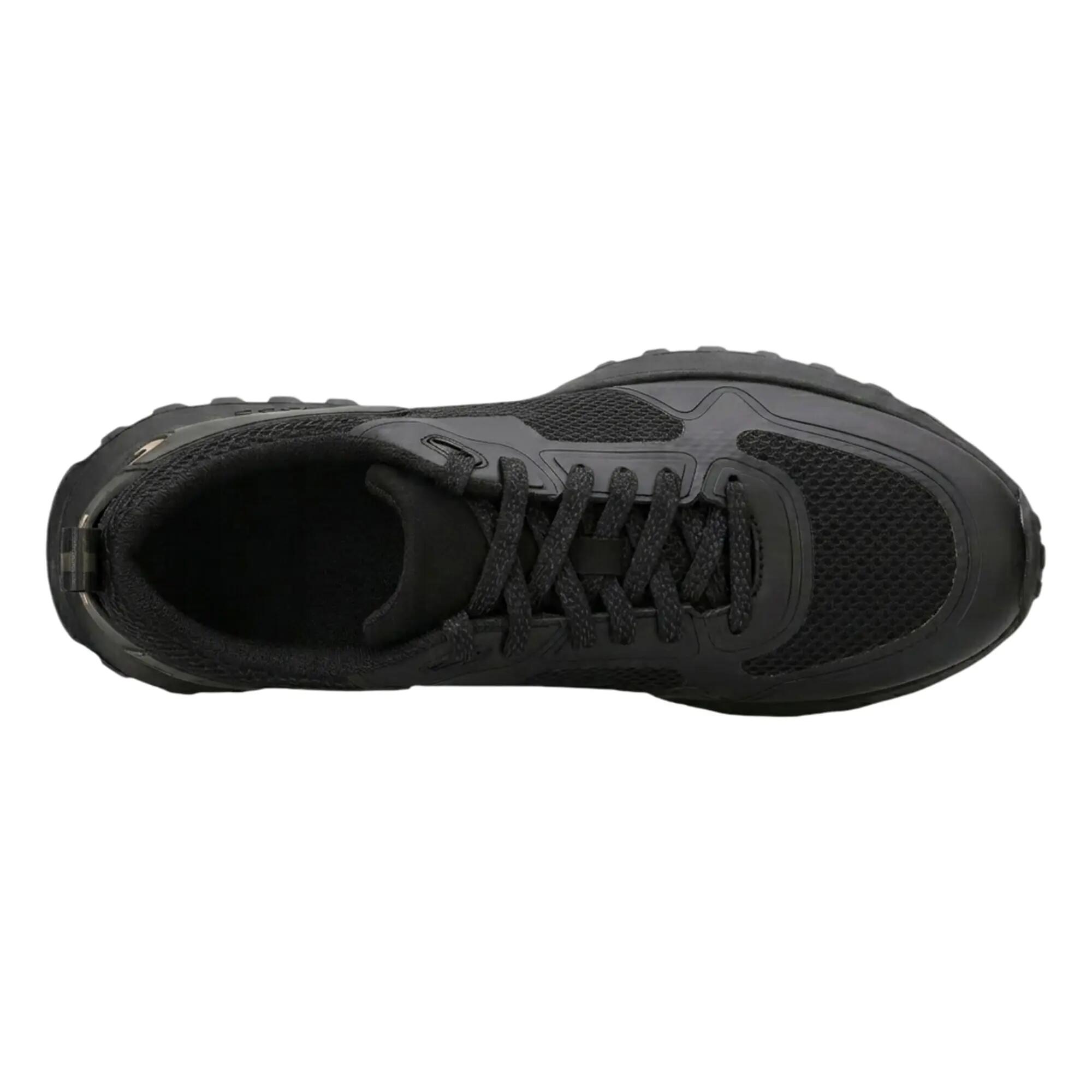 Mens Jonah Reflective Mesh Trainers (Black) 3/4
