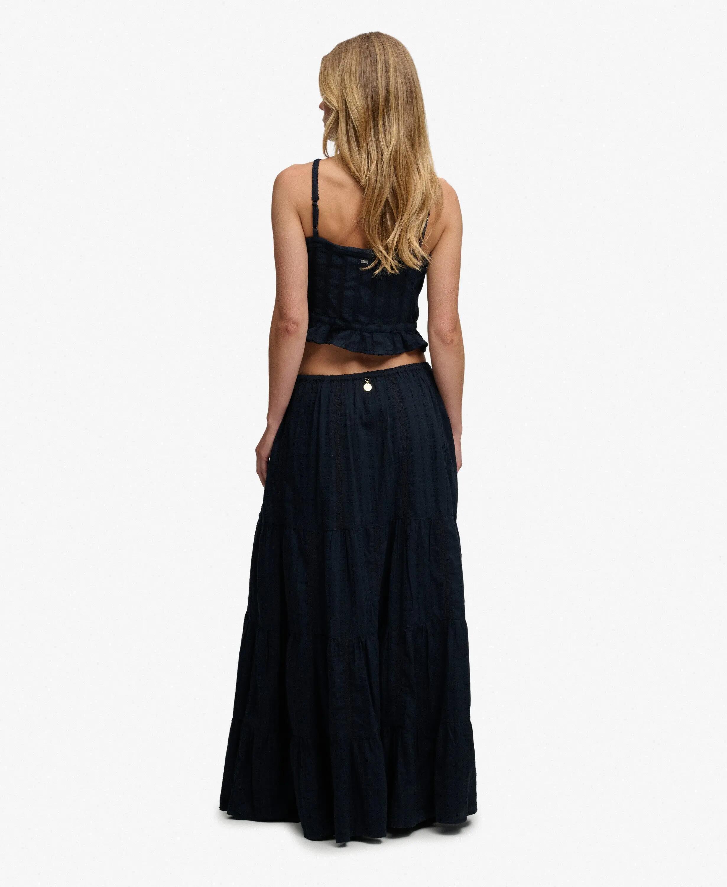 Saia longa com babados para mulher Superdry 6/7