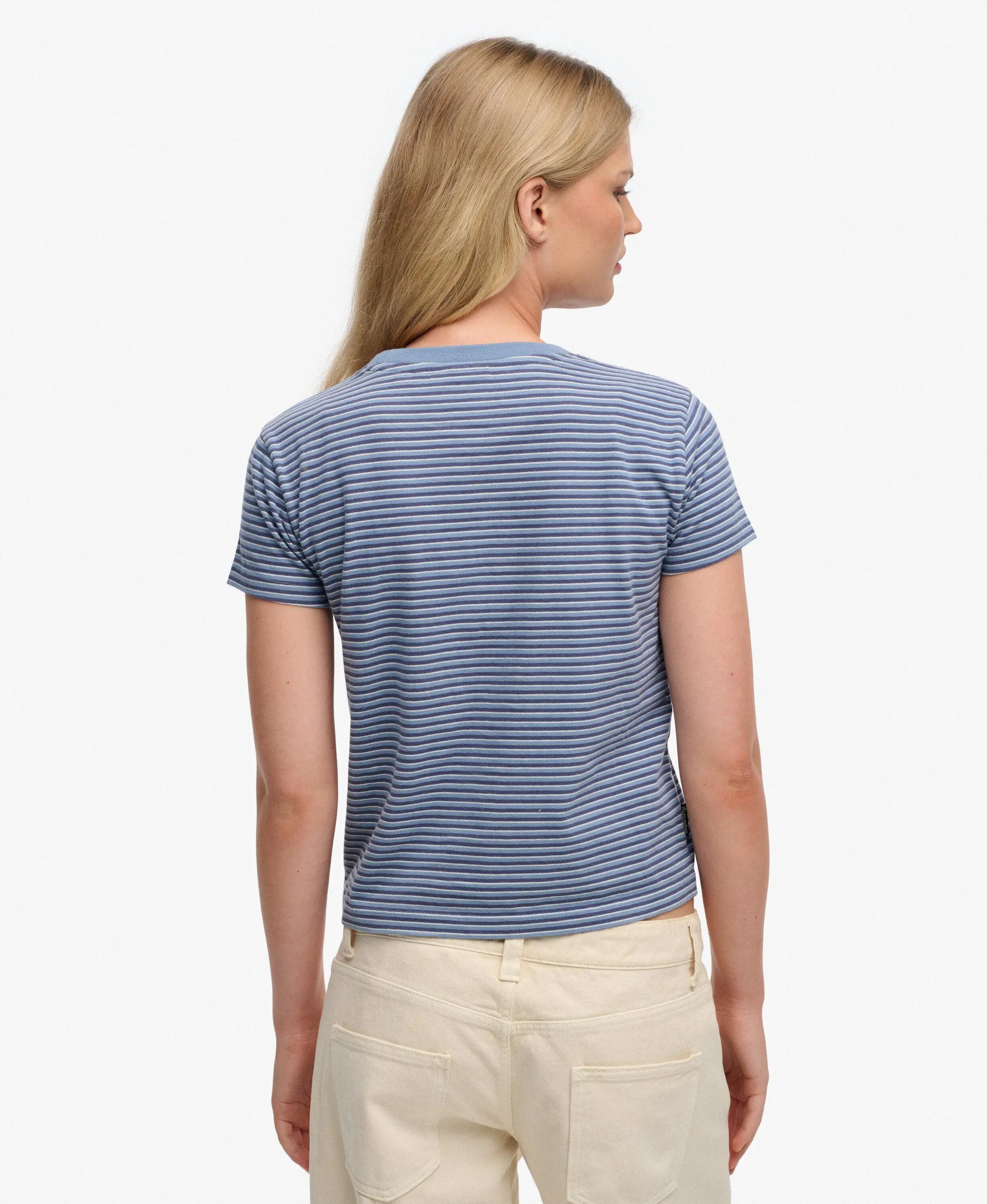 csíkos női póló Superdry Essential Logo 5/5