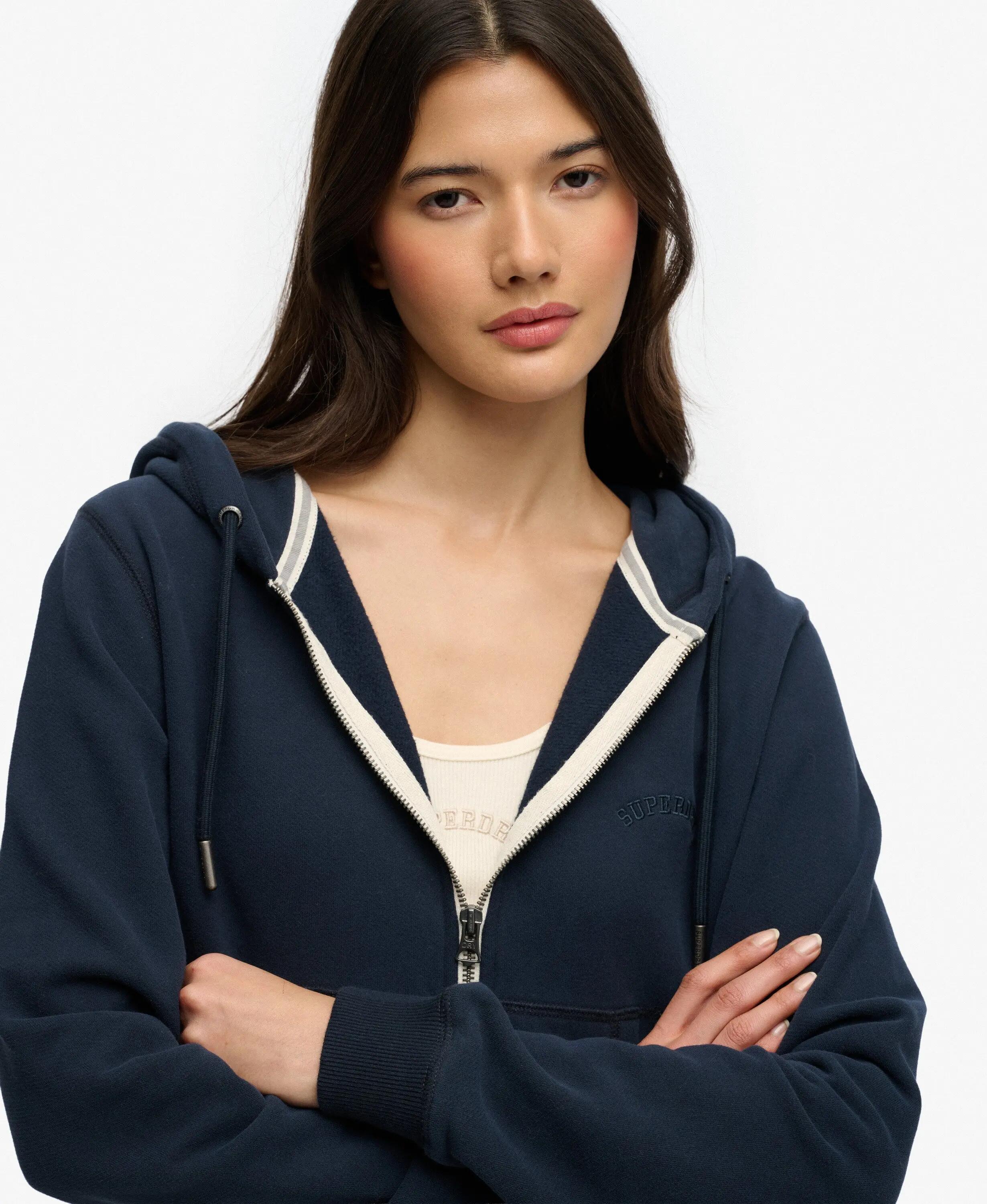 Damska bluza z kapturem zapinana na zamek Superdry Essential 4/5