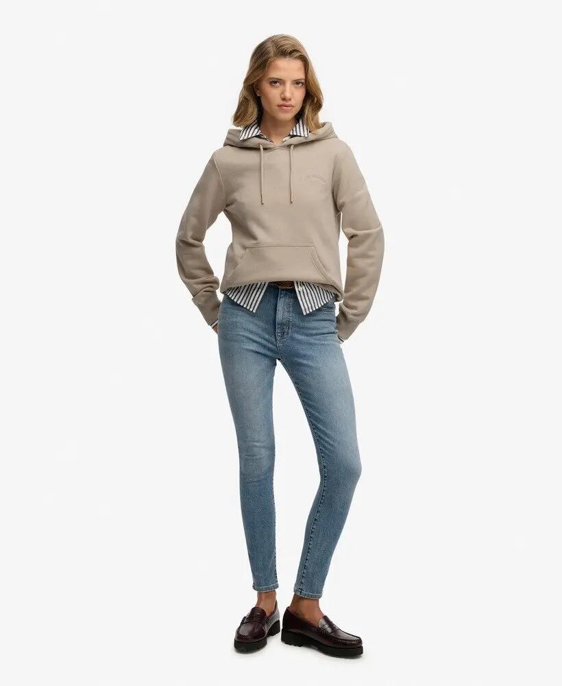 Dames Hoodie Superdry Essential Logo Emb Hb 3/6