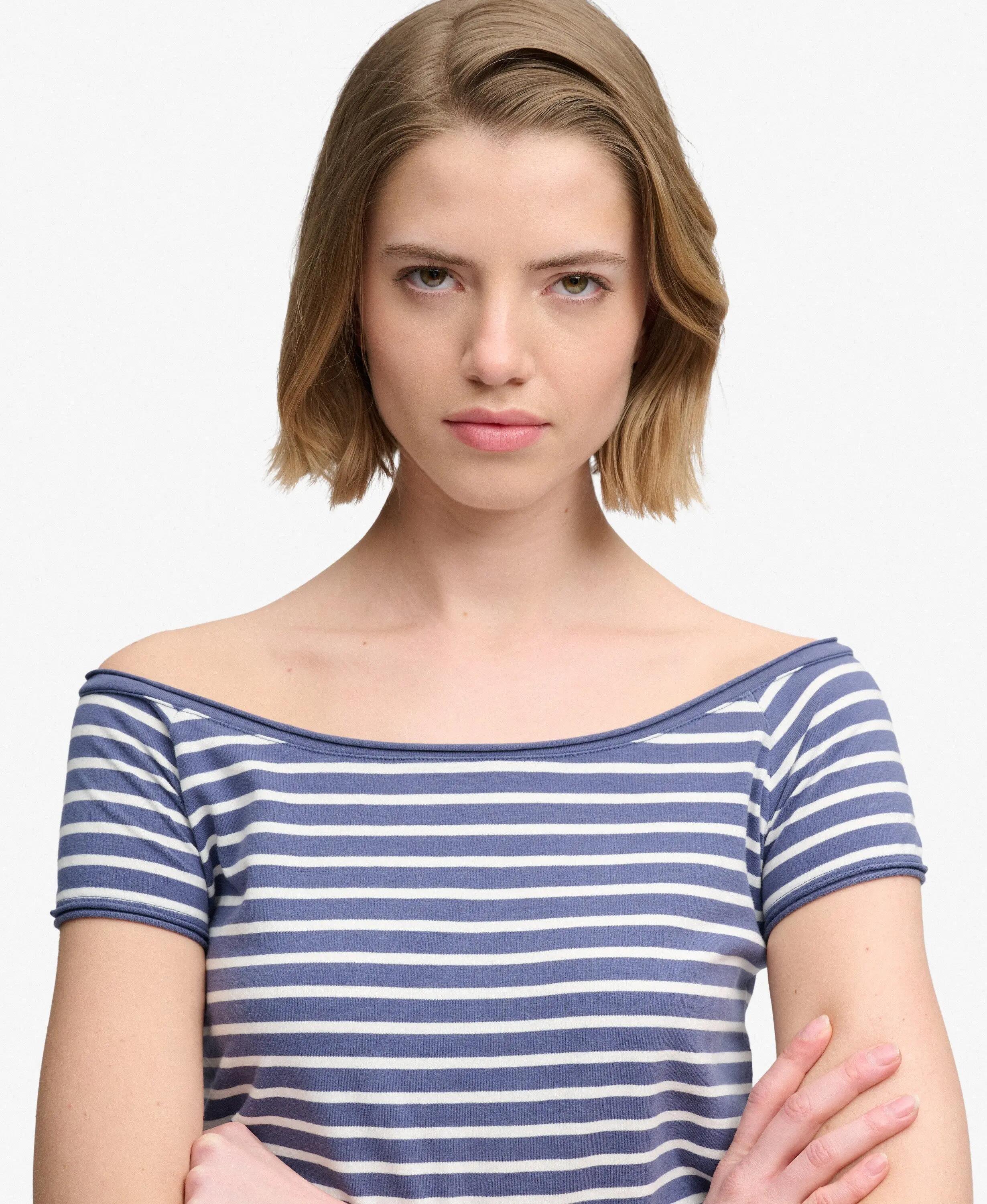 Top t-shirt bardot z odkrytymi ramionami dla kobiet Superdry 4/7