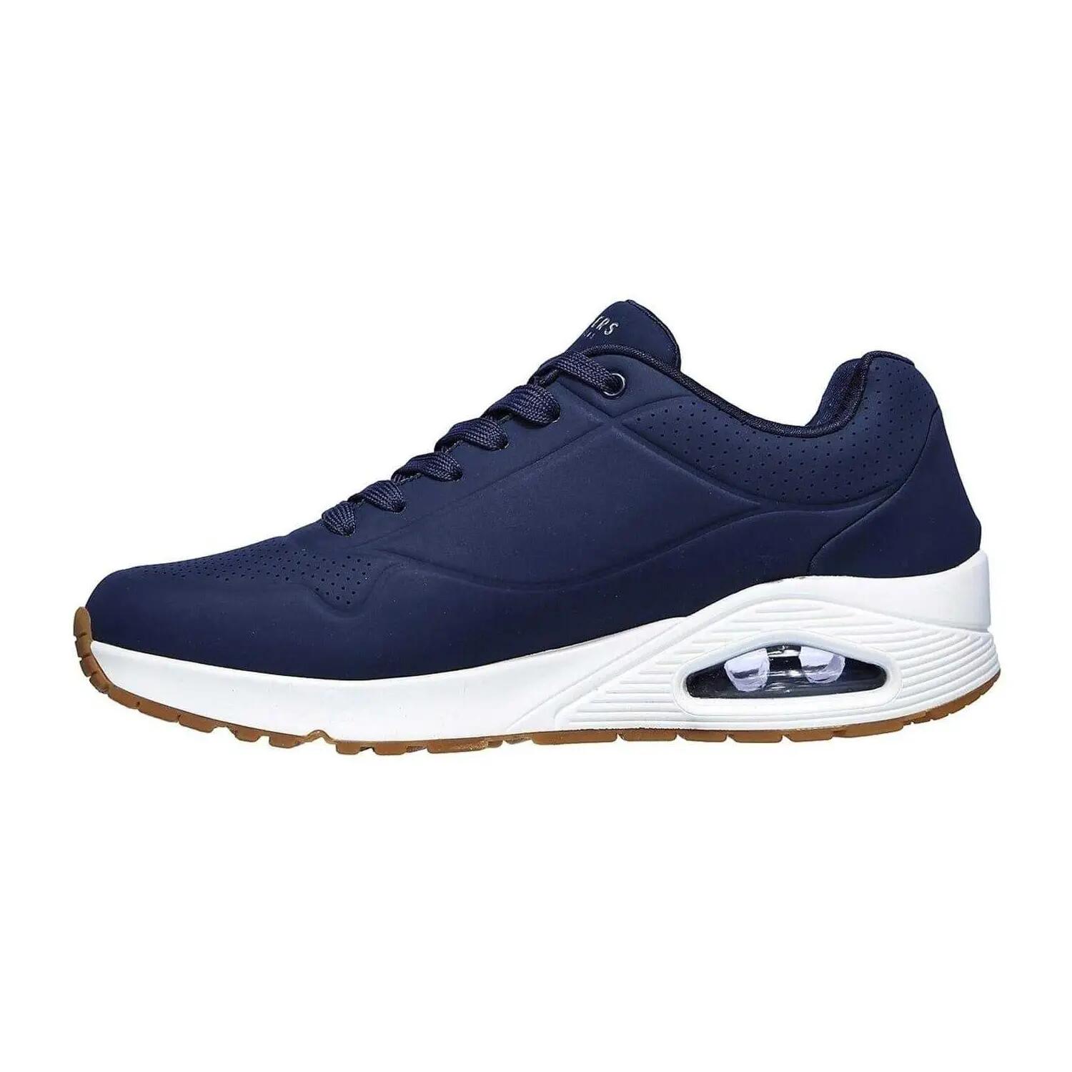 Sapatilhas Skechers Homem Uno - Stand On Air Azul Marinho 2/6