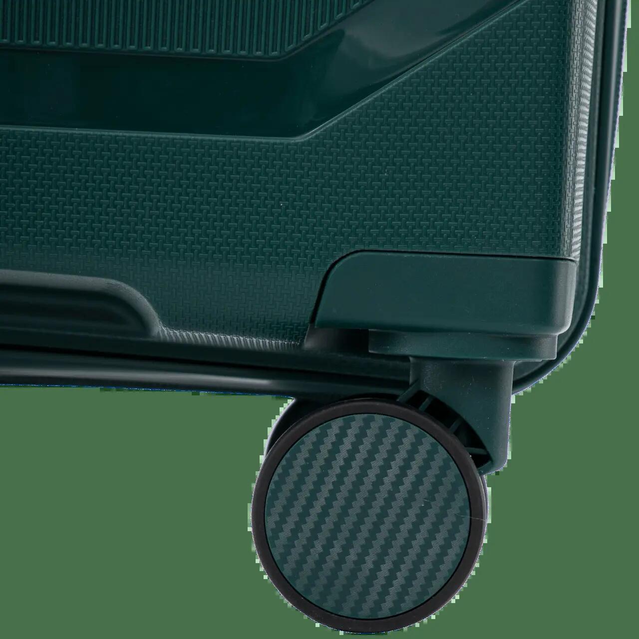 Wings COCKATIEL middelgrote koffer van polypropyleen 24" DARK GREEN 7/10