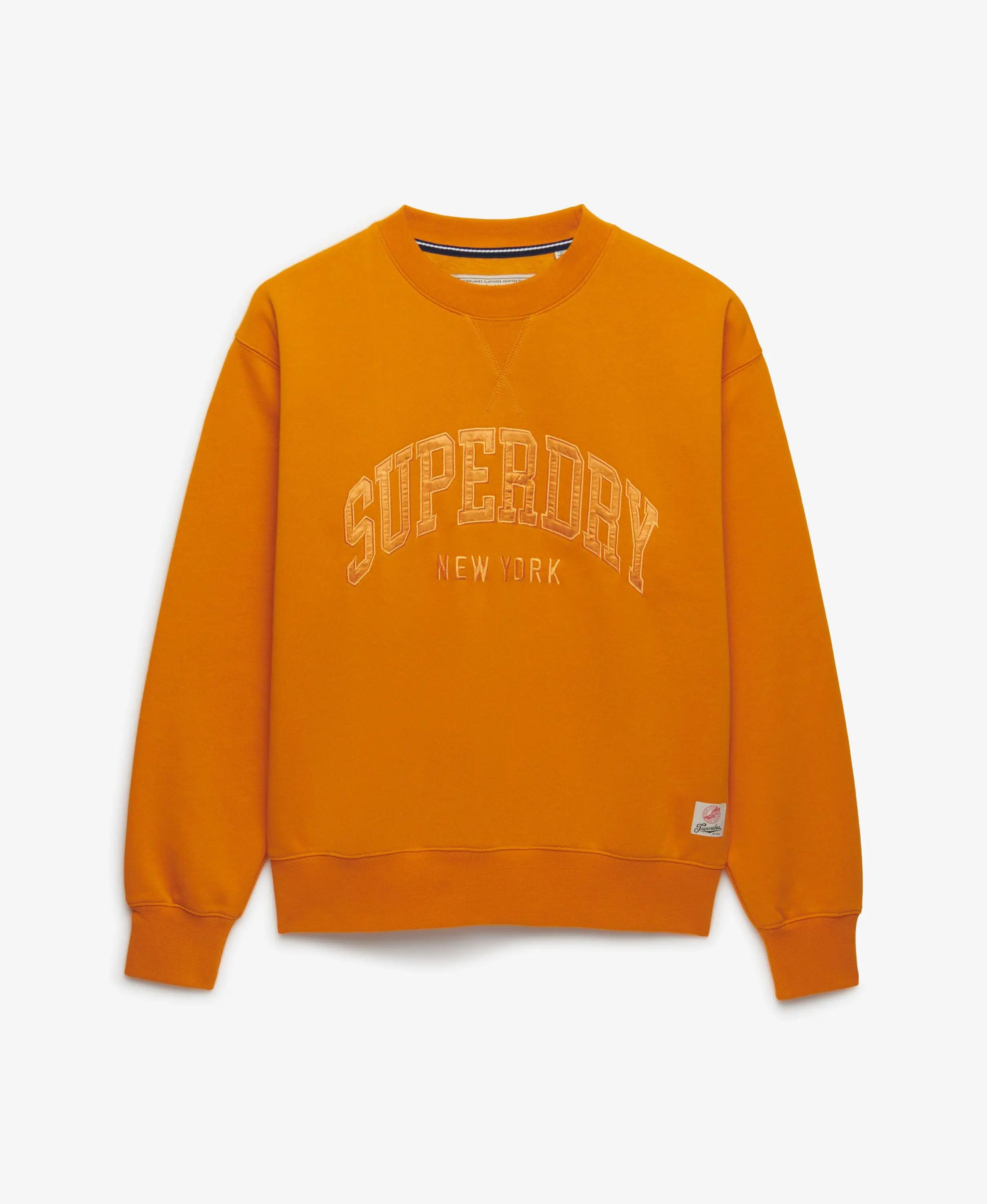 Sweatshirt mit Rundhalsausschnitt, Damen Superdry Varsity 6/6