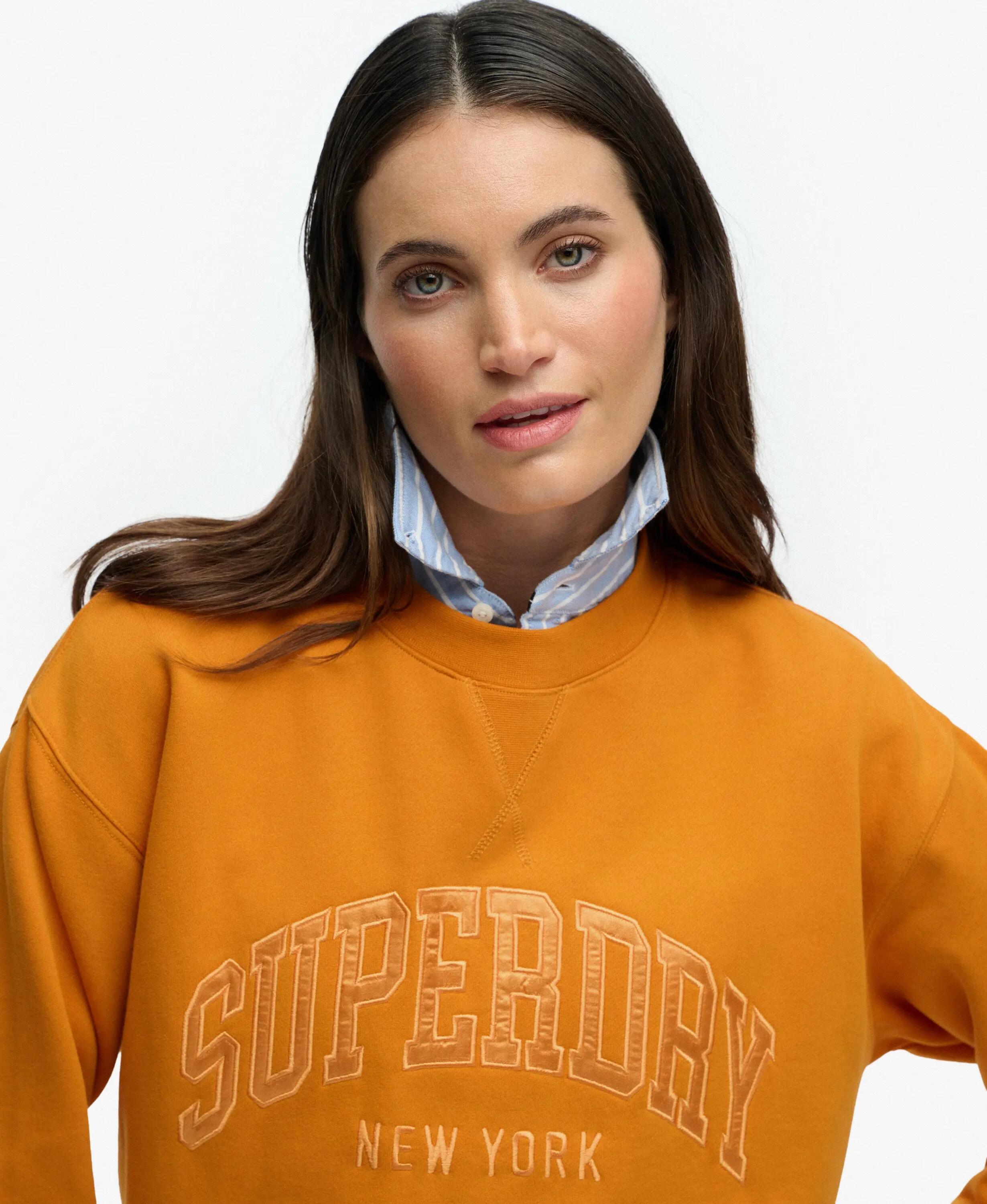 Sweatshirt mit Rundhalsausschnitt, Damen Superdry Varsity 4/6