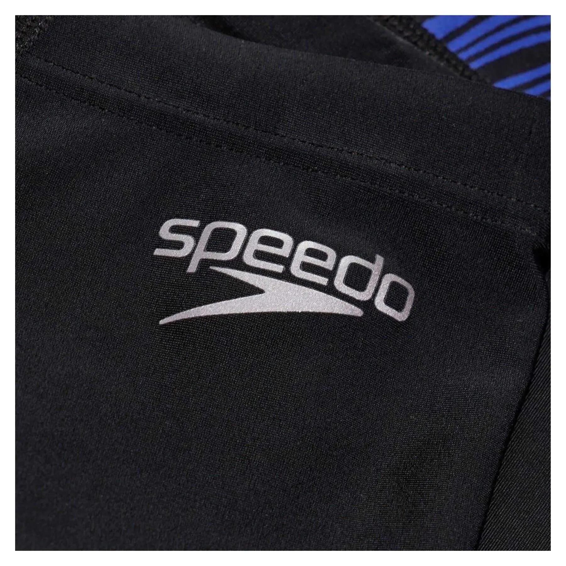 Jammer De Natation Motif/style Effet Marbré Homme (Noir / Bleu Marbré) 4/6