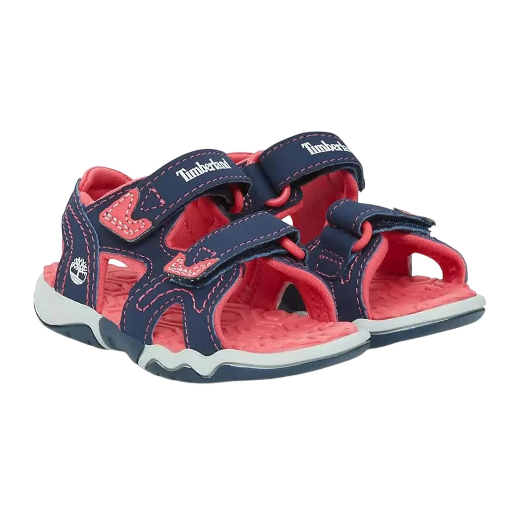 Sandalen für Kleinkind, Flach Kinder Marine 4/6