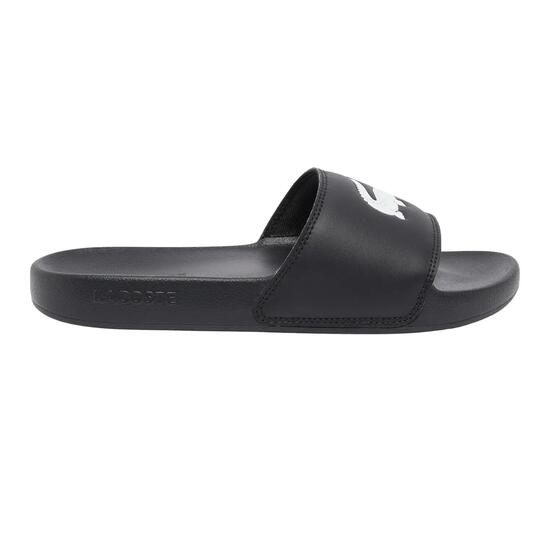 Sliders Soletta SagomataDonna Lacoste Serve Nero