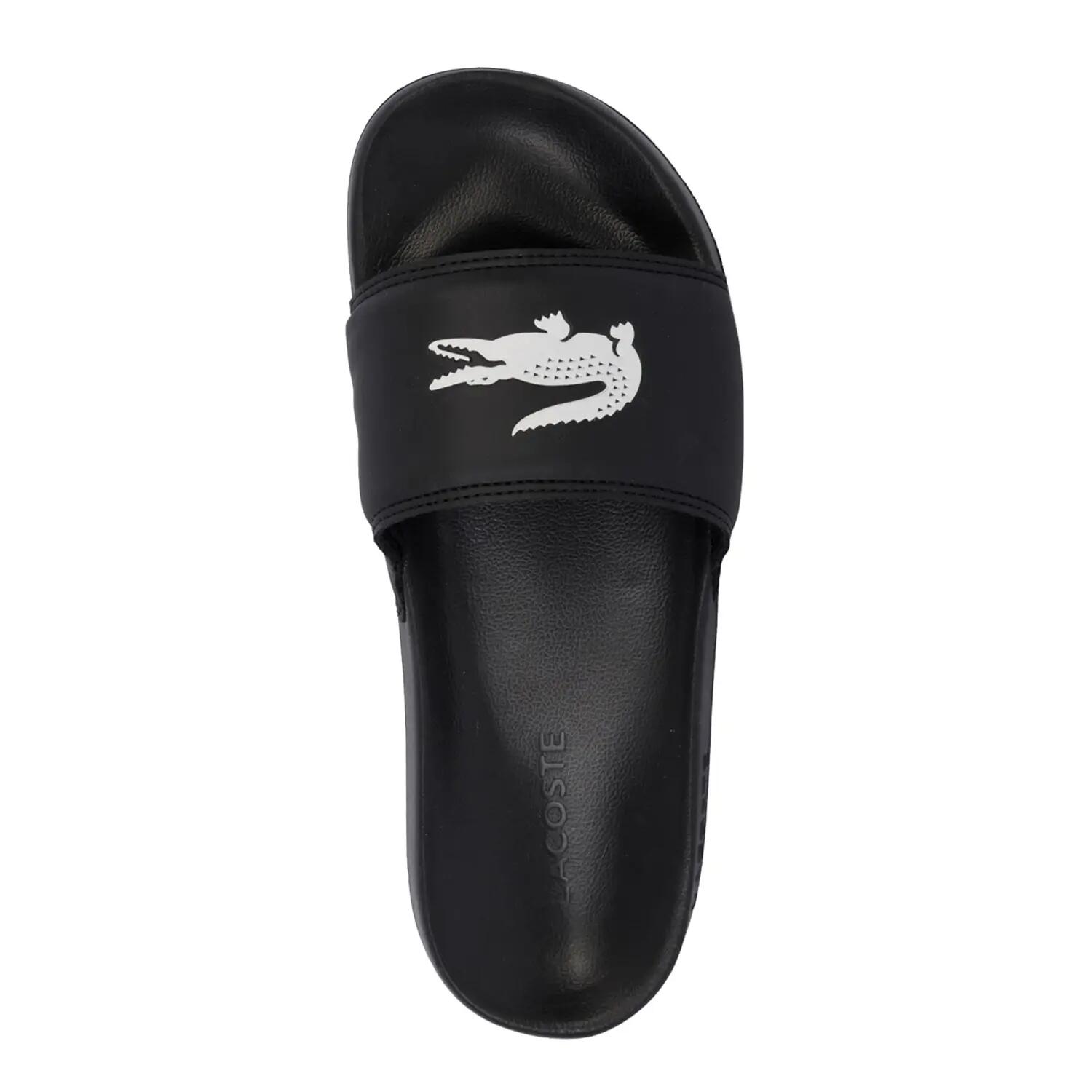 Sliders Soletta SagomataDonna Lacoste Serve Nero 3/6