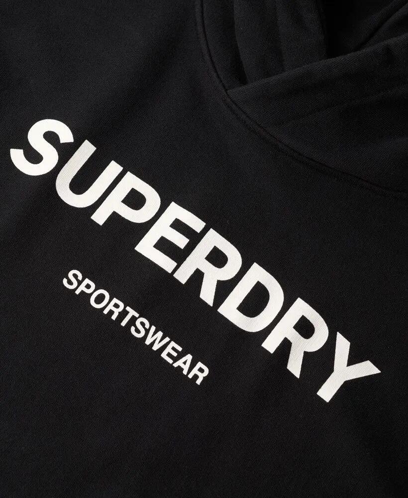 Sweatshirt court droit à capuche femme Superdry Core Sport 5/6