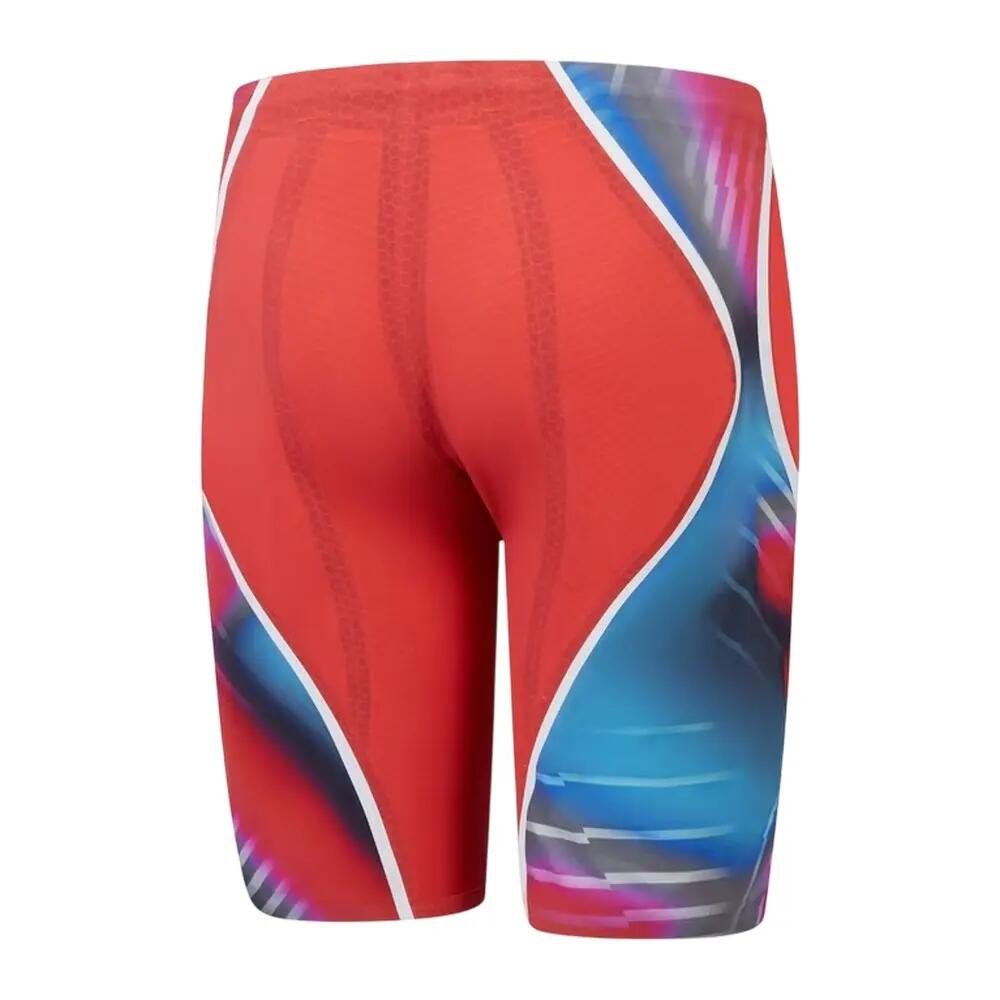 Jammer De Natation Motif/style Abstrait INTENT Homme (Rouge / Bleu Abstrait) 3/6