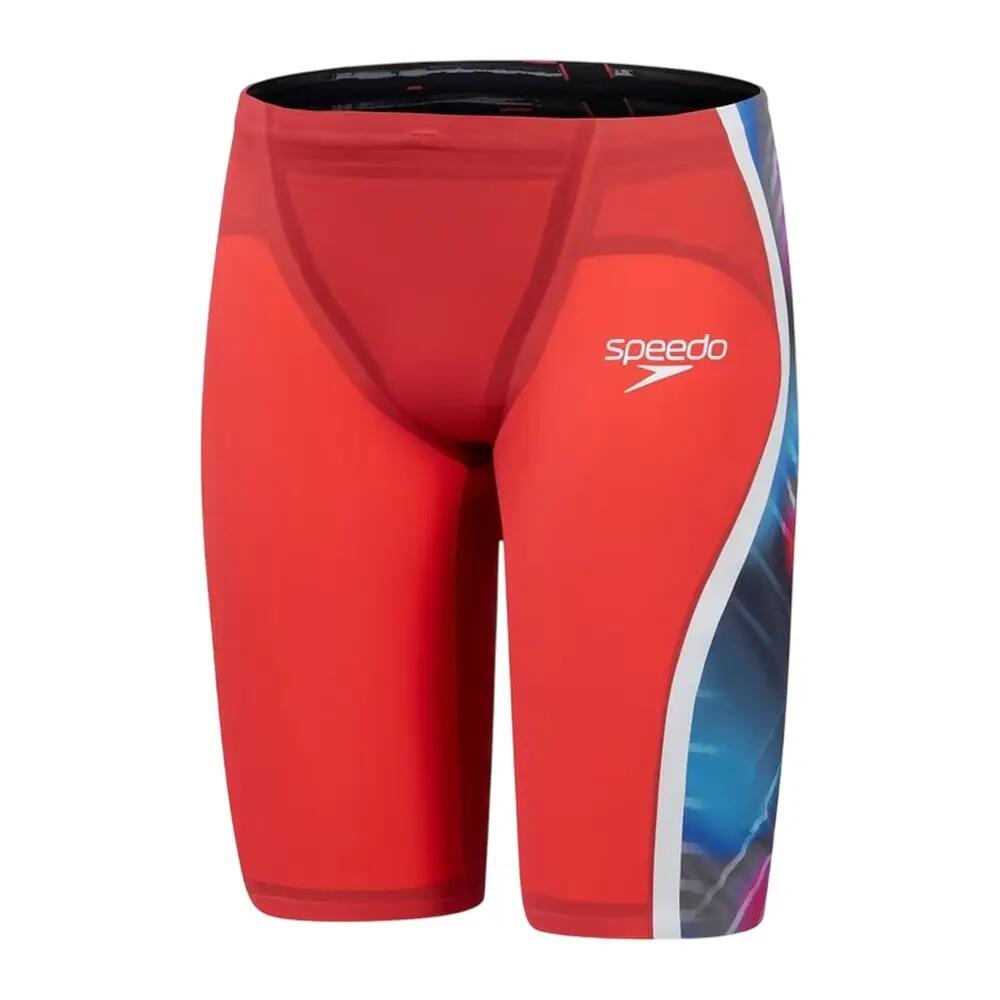 Jammer De Natation Motif/style Abstrait INTENT Homme (Rouge / Bleu Abstrait) 2/6