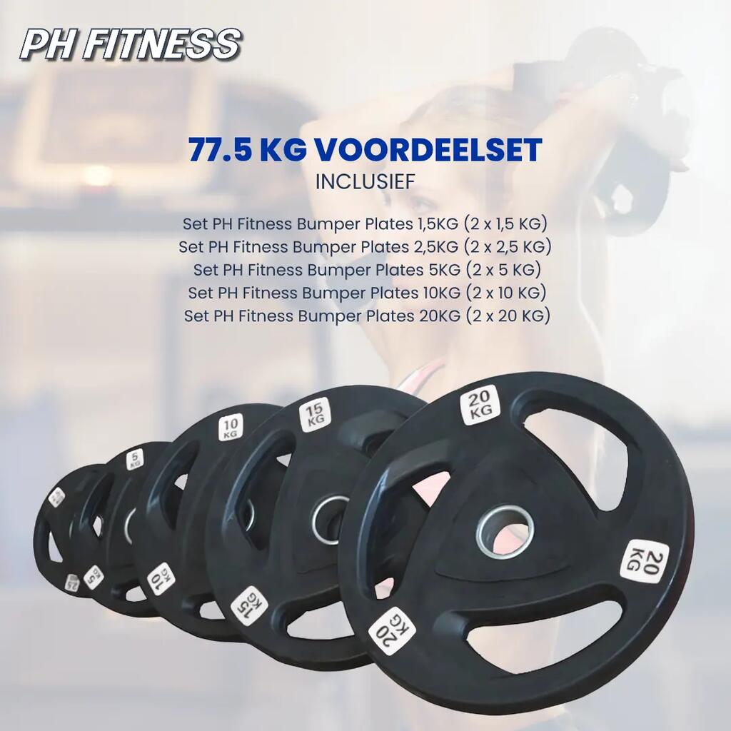 Olympic Tri Grip weight plate sets 50 mm | PH Fitness