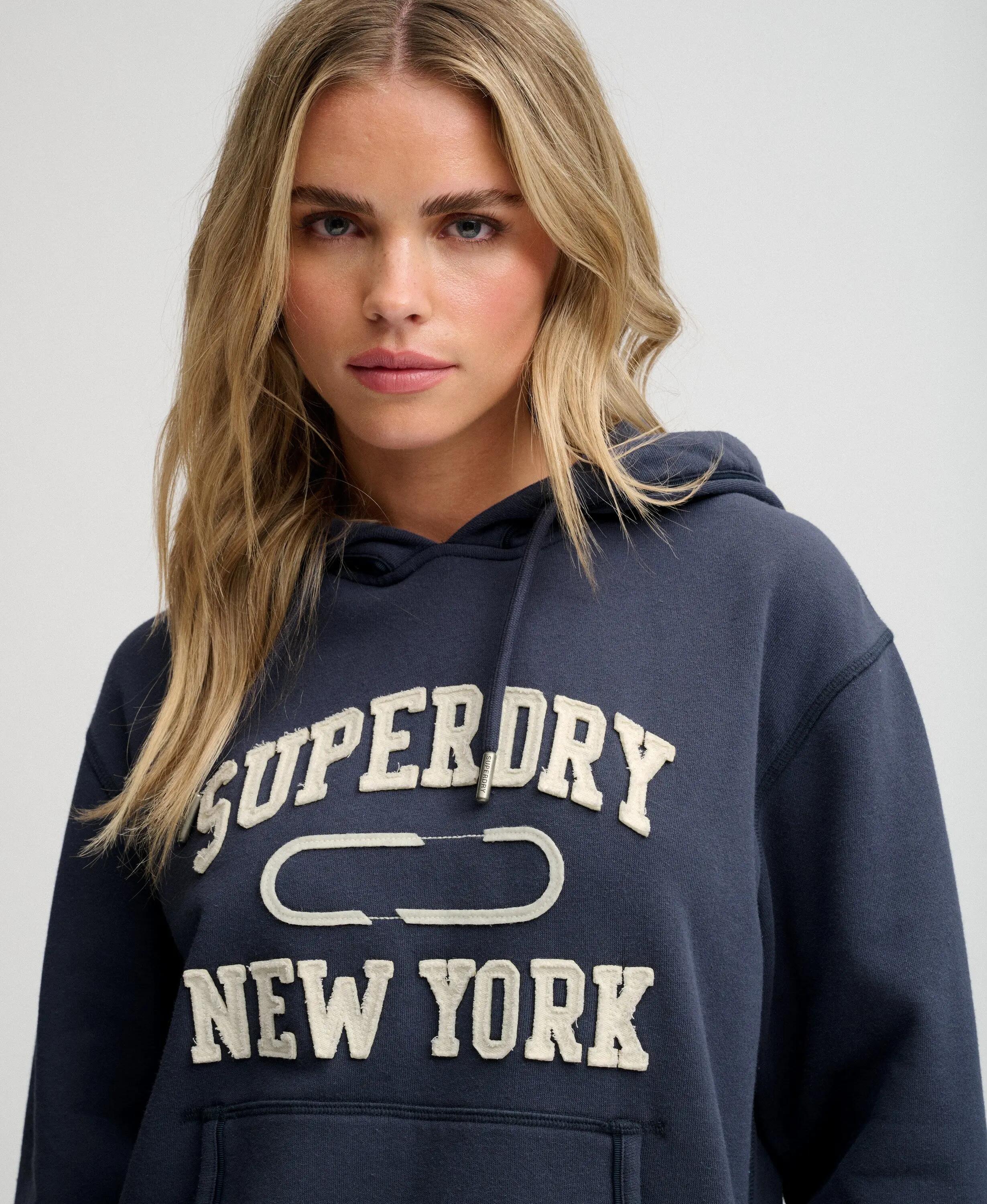 Felpa con cappuccio da donna Superdry Athletic Essential 4/7