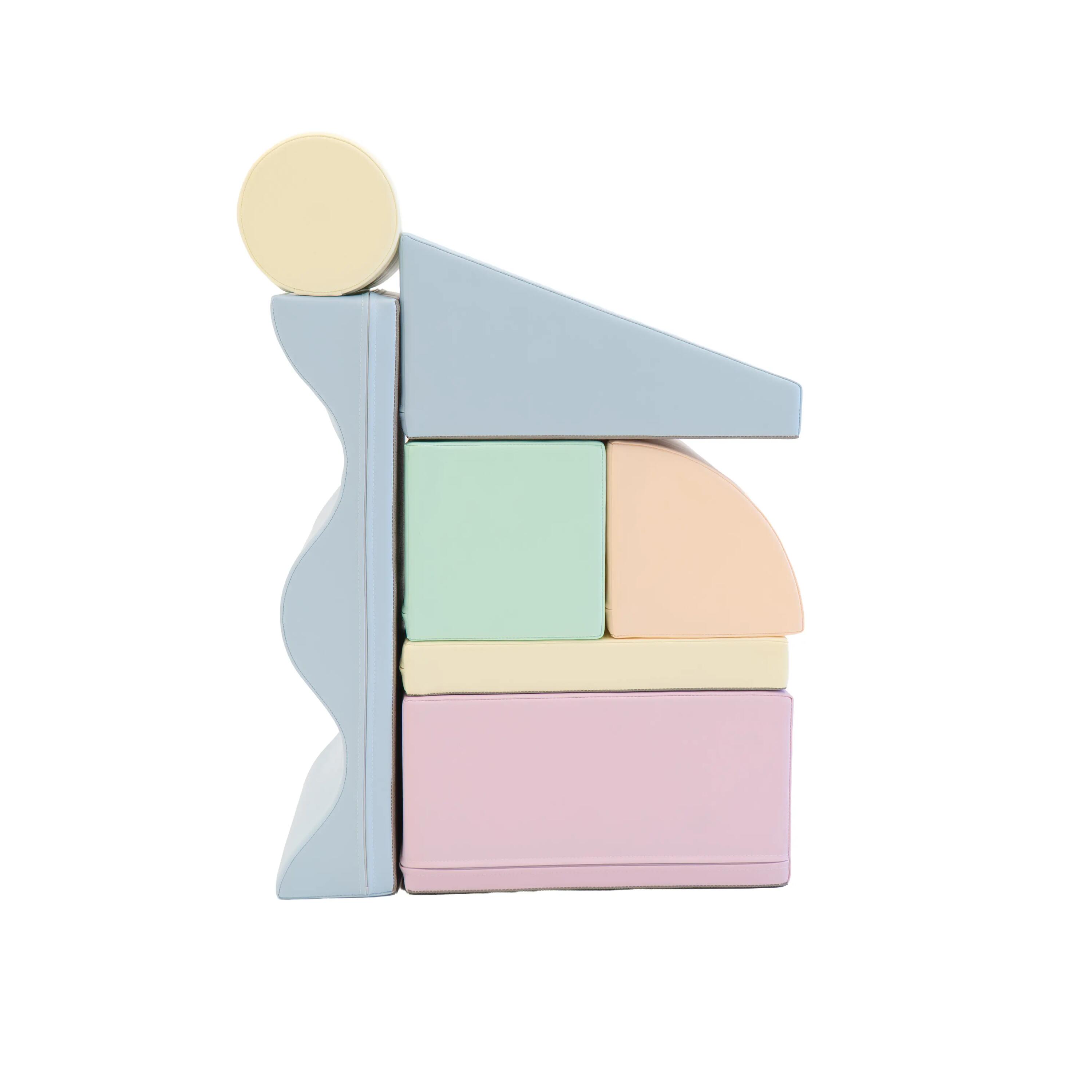 Conjunto de Blocos Criativos em Tons Pastel Claros 4/6