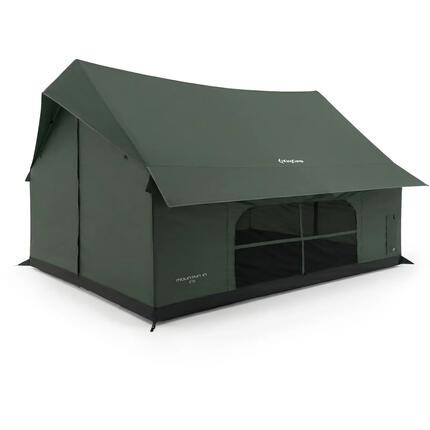 Tente de maison Pinehouse III Tente familiale 5 personnes Tente de camping coton