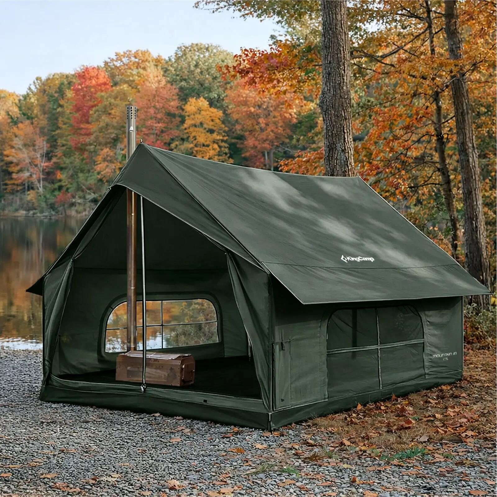 Tenda familiare Pinehouse III Tenda da campeggio per 5 persone in cotone 5/7