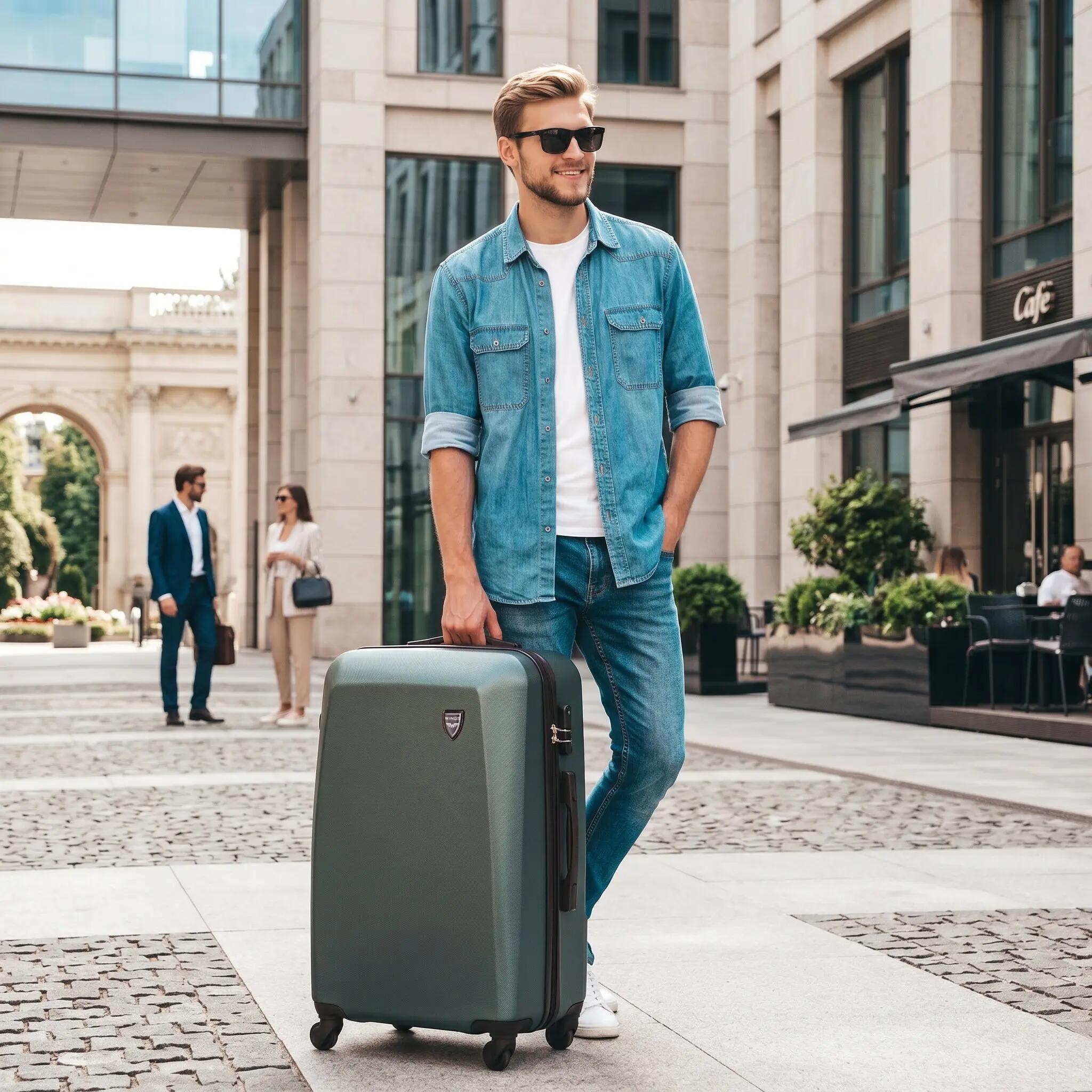 VALISE MOYENNE WINGS PLOVER 24" DARK GREEN 2/10