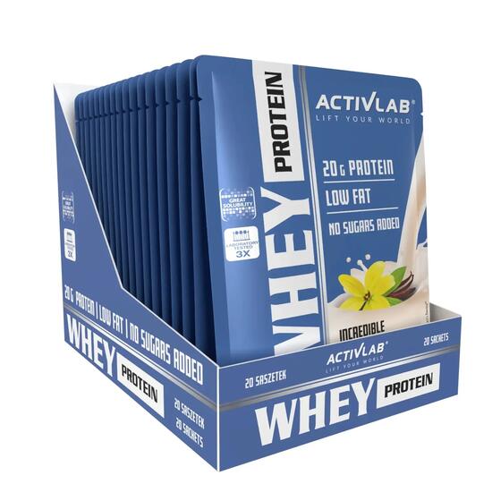 Activlab Whey Protein Vanille WPC Portionsbeutel 30 g x 20 Sachets Eiweiß