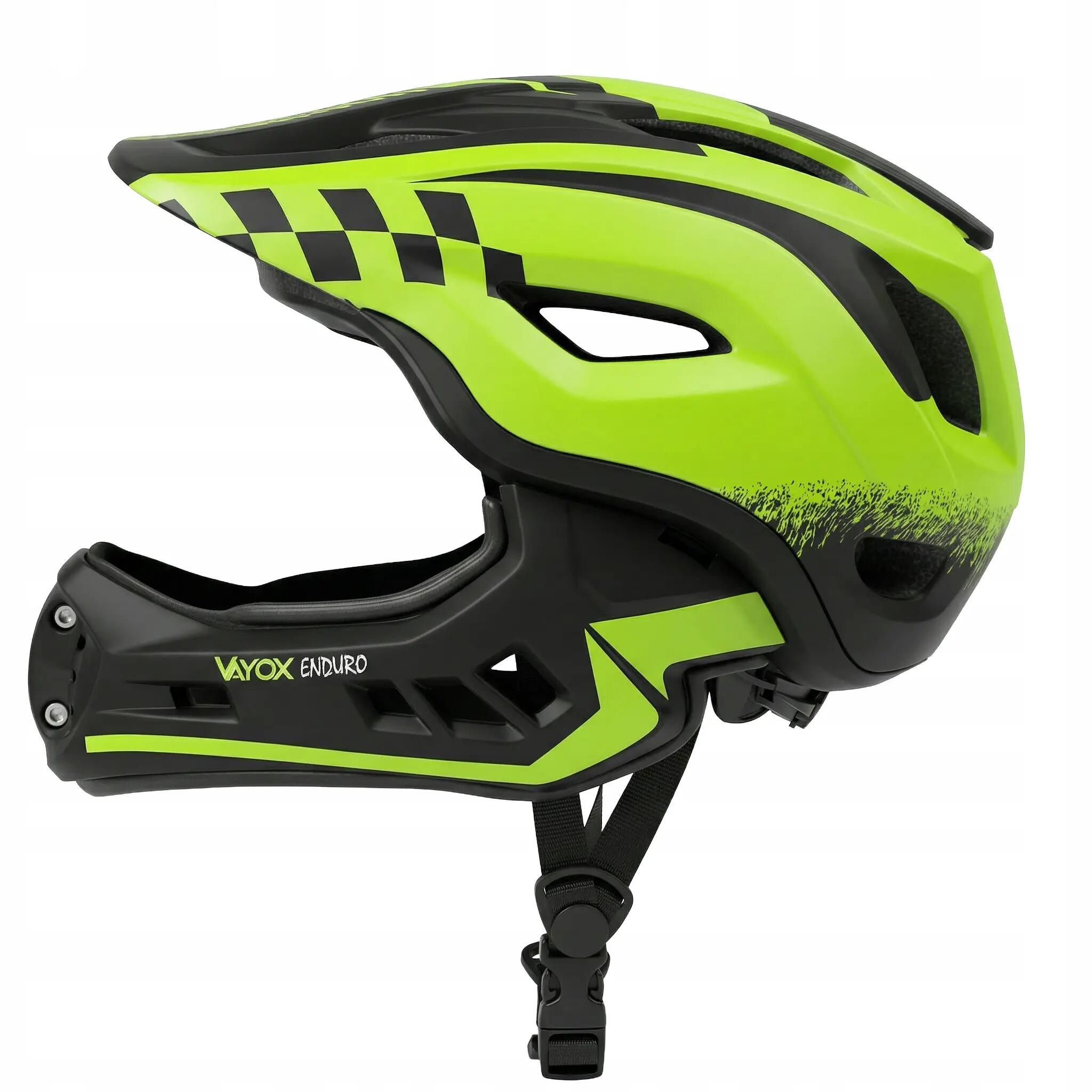 Casco bici MTB per bambini Vayox Enduro VA0421 full face 11/16