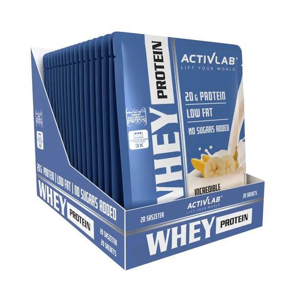 Activlab Whey Protein Vanille WPC Portionsbeutel 30 g x 20 Sachets Eiweiß