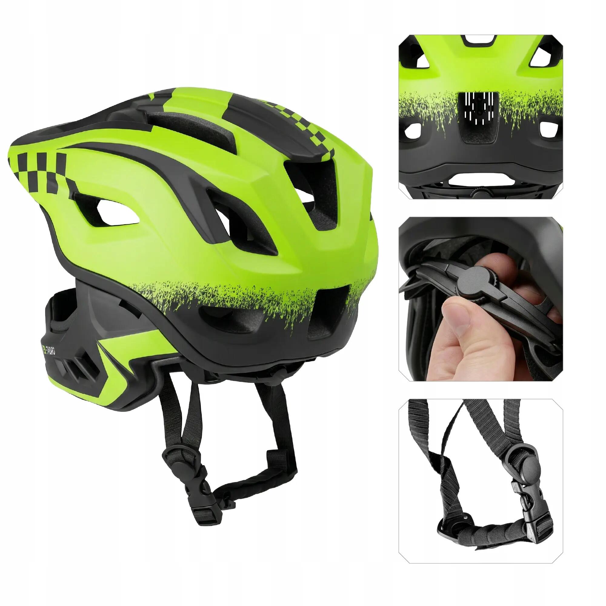 Casco bici MTB per bambini Vayox Enduro VA0421 full face 10/16