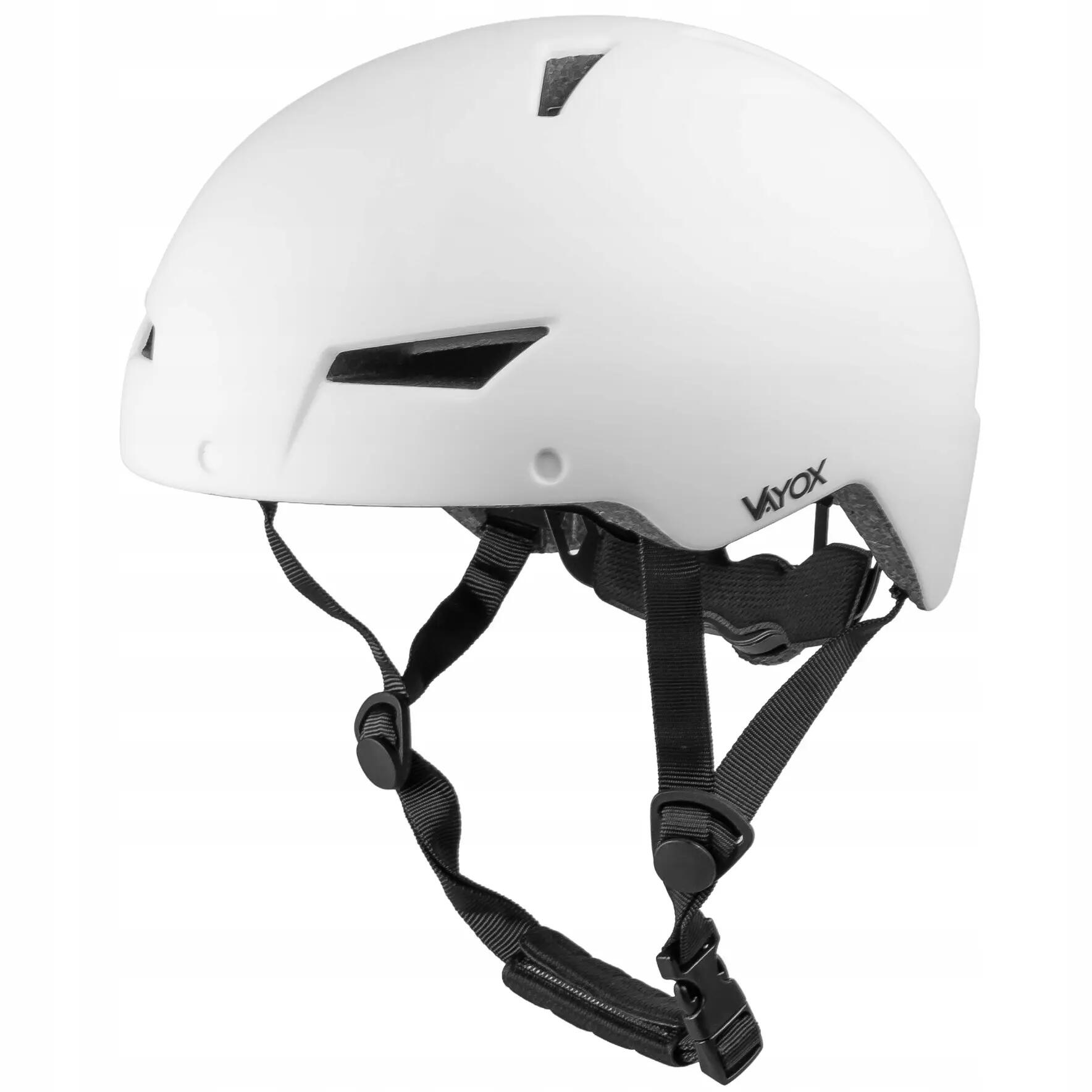 Casco per bici pattini Vayox Street VA0423 con visiera e luce LED 55-58cm 11/16