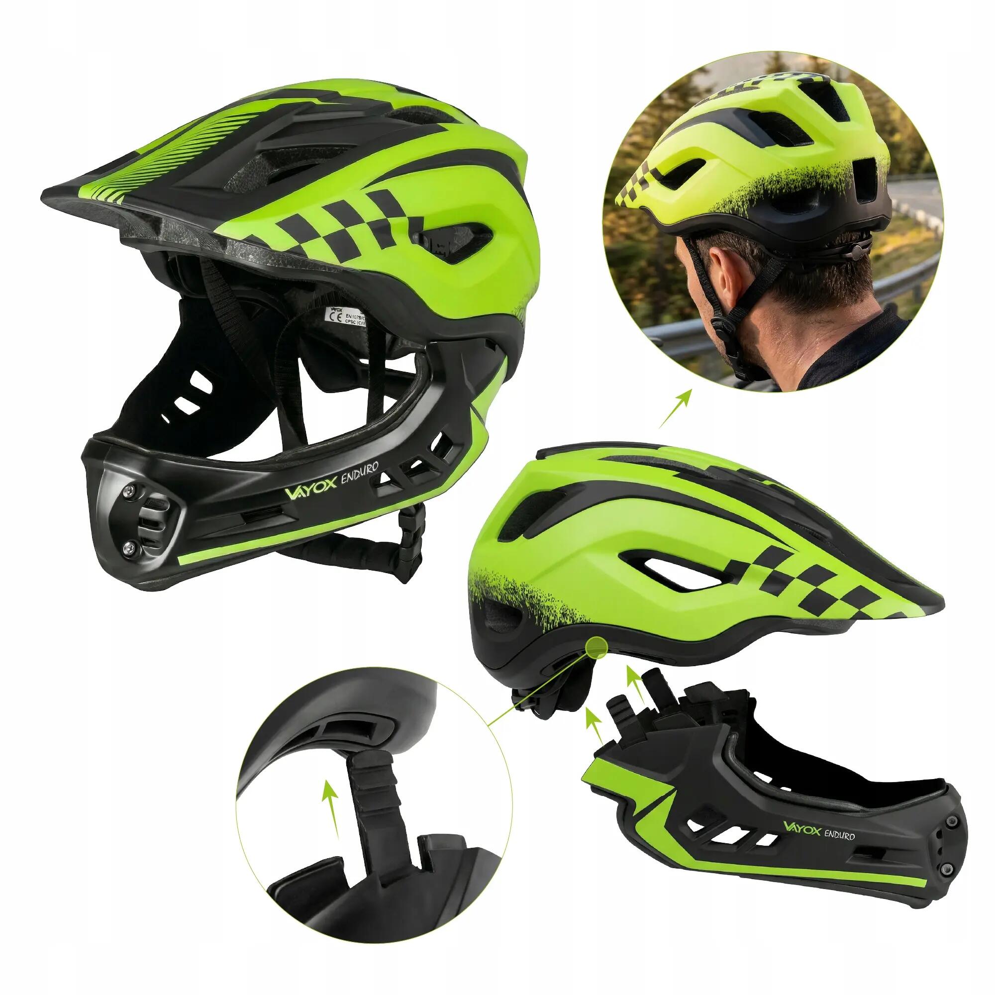 Vayox Enduro VA0421 MTB fietshelm full face 10/16