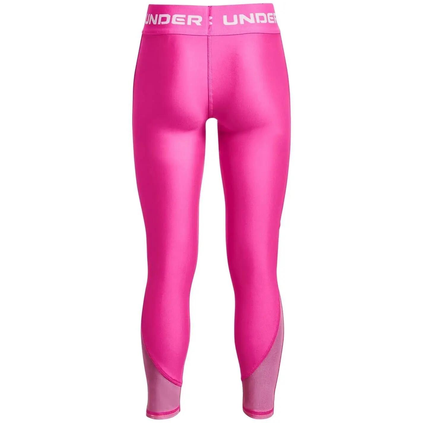 Leggings für Mädchen Damen Pink/Weiß 2/3