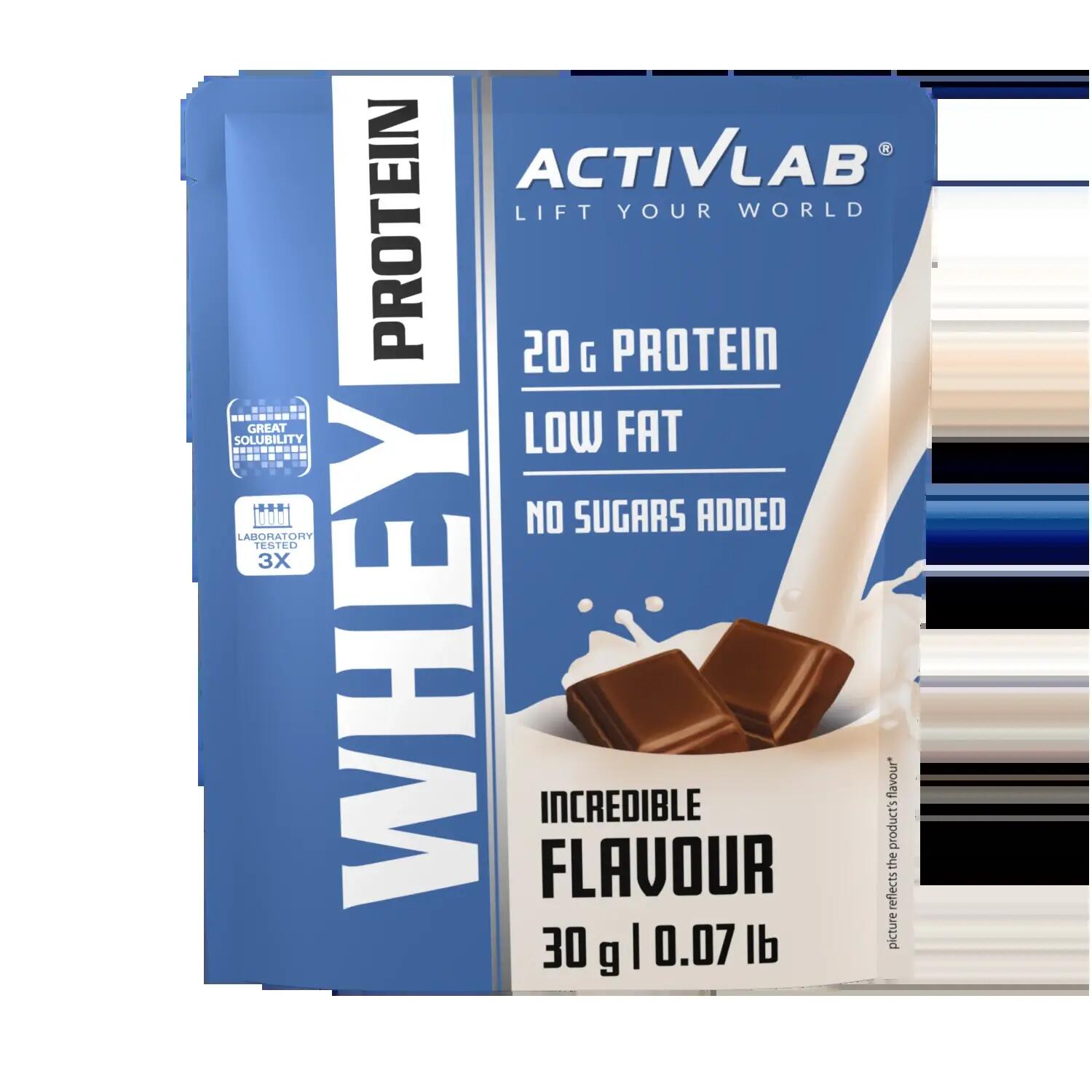 Activlab Whey Protein Banane 30g  WPC Proteinpulver mit 20 g Protein pro Portion 1/4