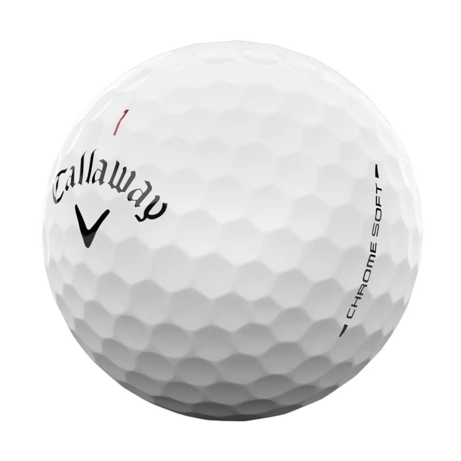 Balles De Golf (Blanc) Taille unique 2/4
