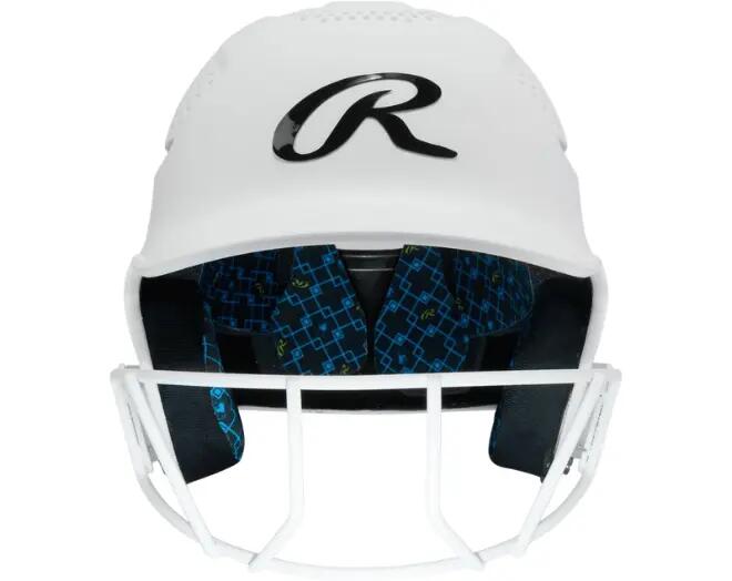 Rawlings RX2SBMATS Softball Reverse Helmet Adult Color White Baseball/Softball 3/7