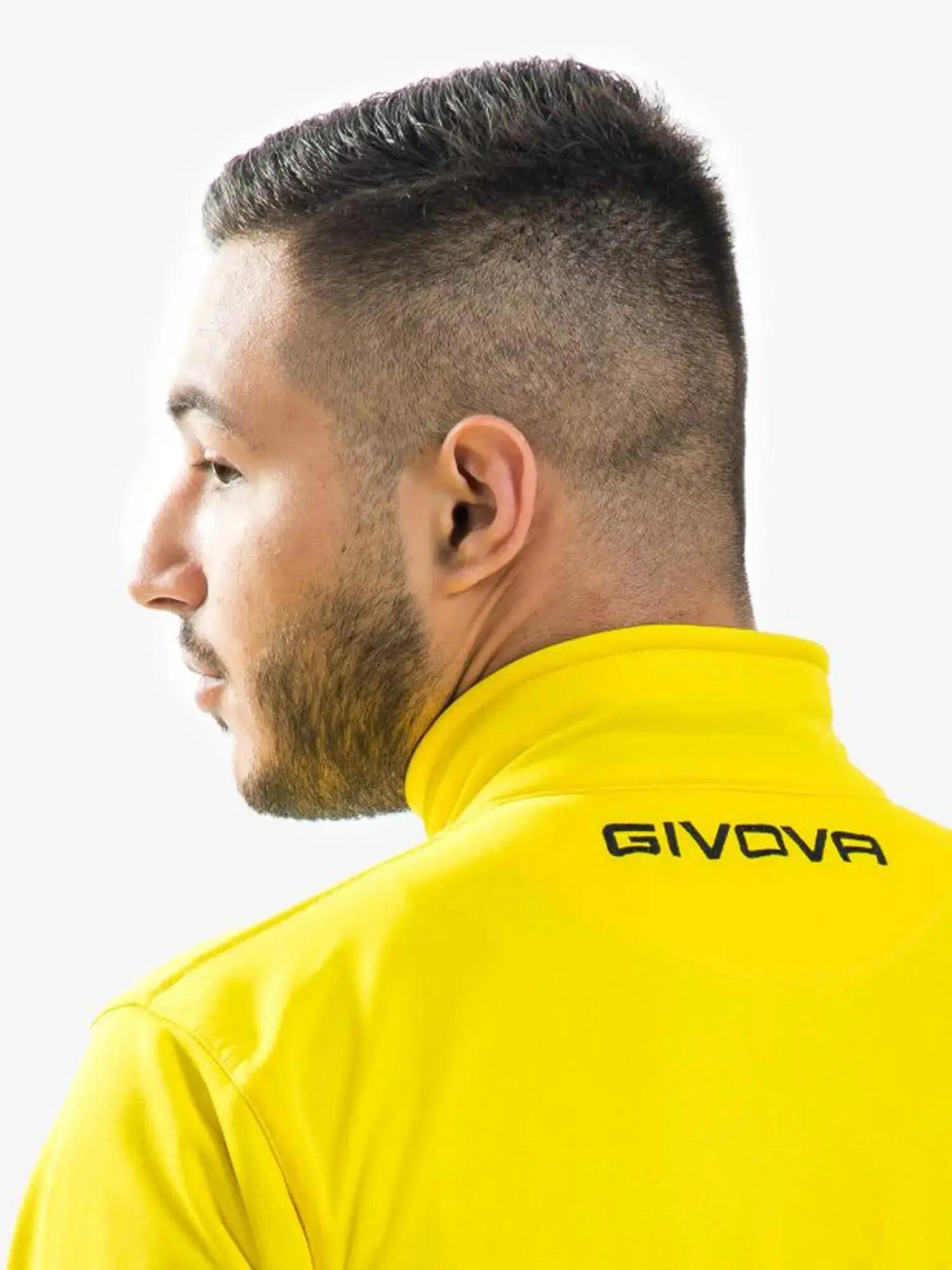 Survêtement Full Zip Homme - Givova jaune noir 5/5
