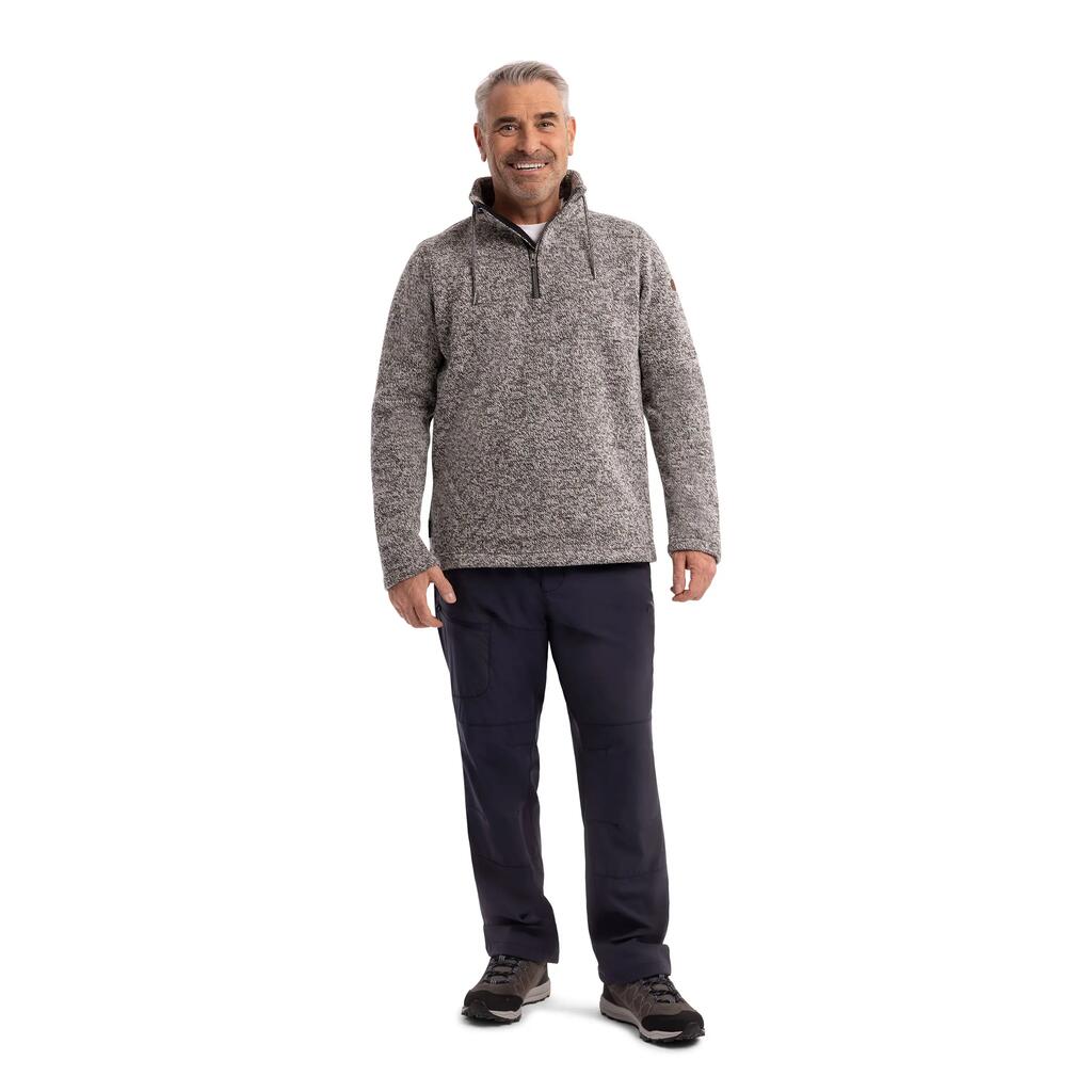 Men 1/2 Zip Sweater Micro Fleece Pullover Top Paythorne