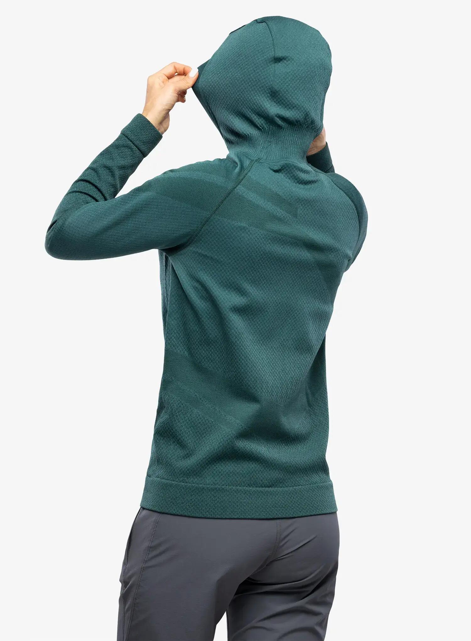 Bluza damska z kapturem Brubeck THERMO WOOL by Pustelnik 7/7