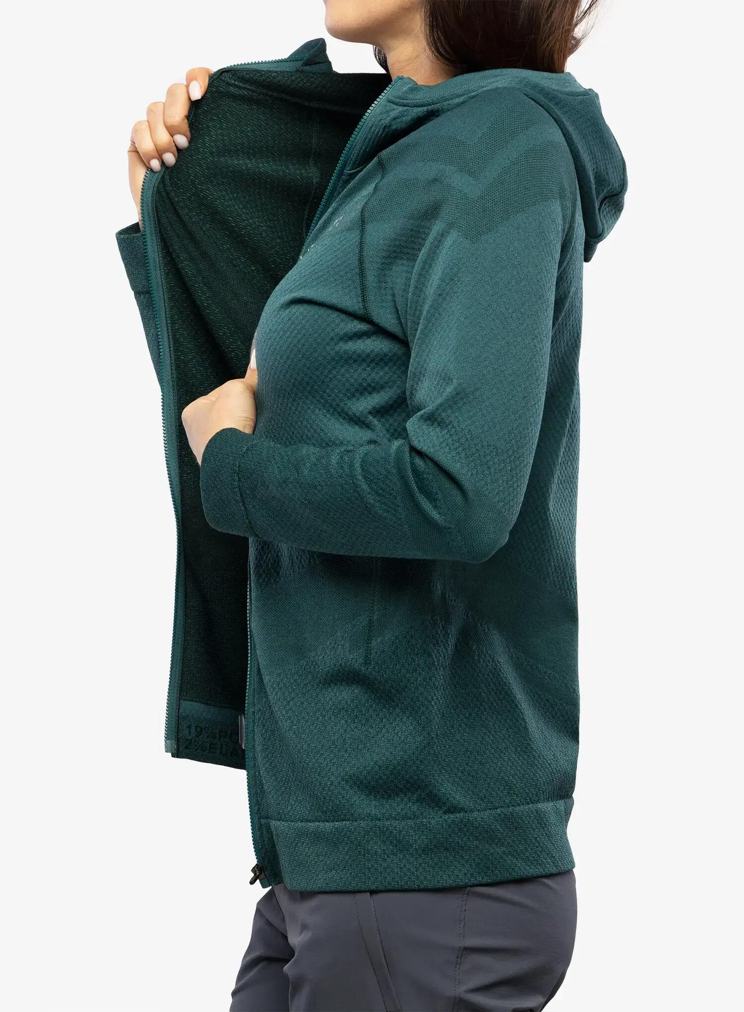 Bluza damska z kapturem Brubeck THERMO WOOL by Pustelnik 6/7