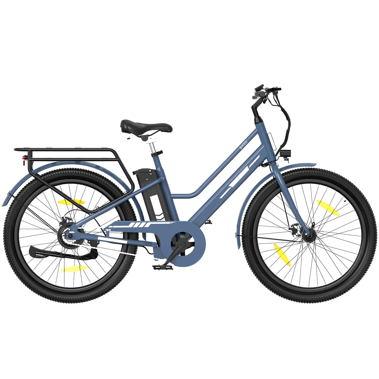 E-Bike City E-Bike 27,5 Zoll, Tiefeinsteiger Elektrofahrrad, 100 km, BK8SL 4/7