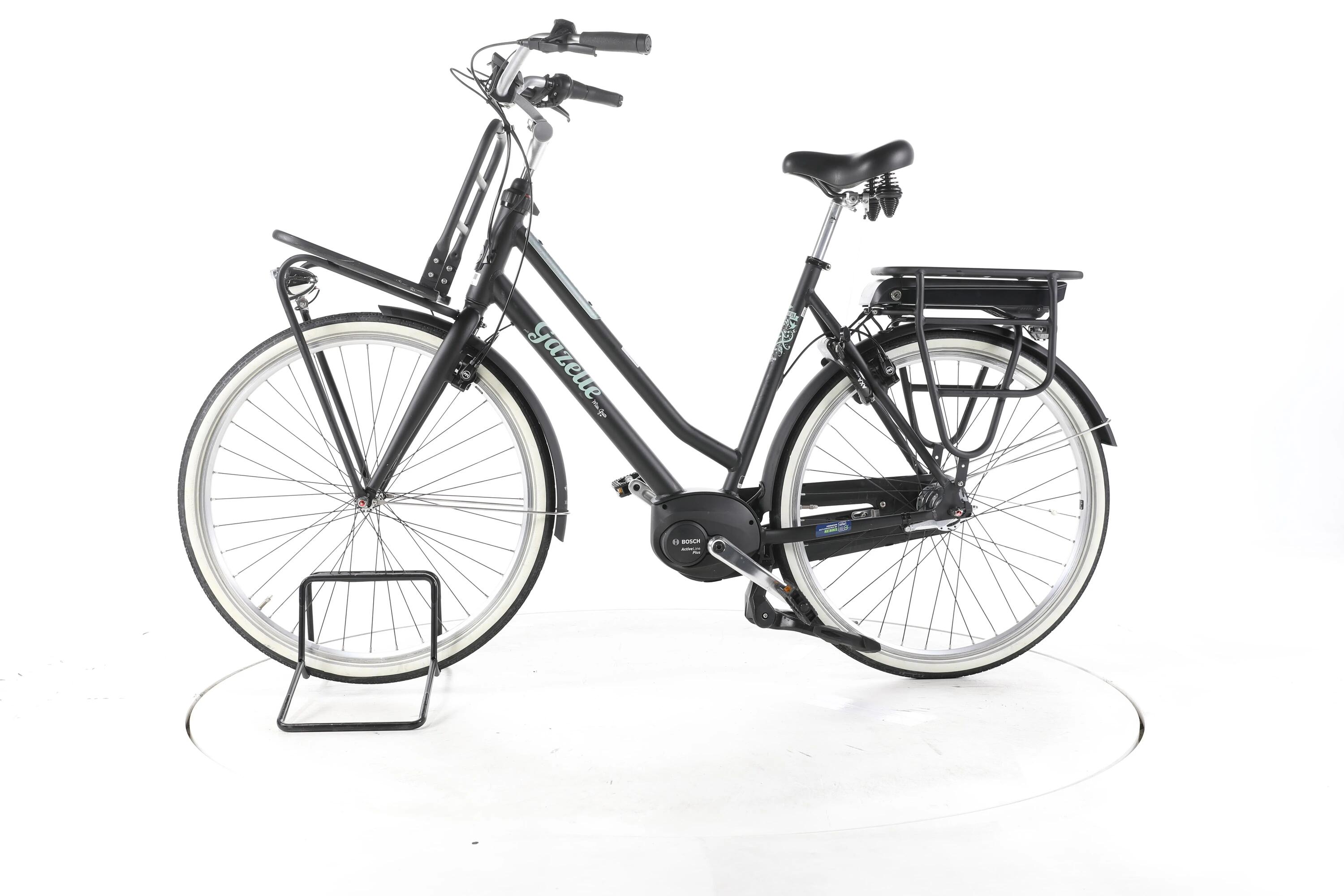 Tweedehands - Gazelle Miss Grace C7+ City E-Bike Lage instap - Zeer goed 6/7