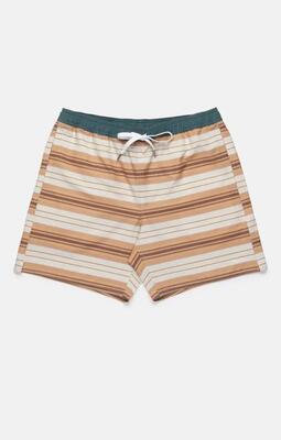 Coastal Stripe - Pantaloni Corti da Spiaggia Uomo