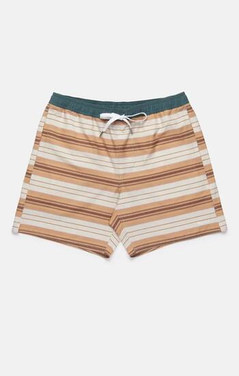 Coastal Stripe - Pantaloni Corti da Spiaggia Uomo