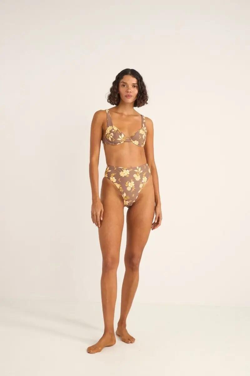 Anika Floral Hi Waist - Bas De Maillot  Femme 4/5