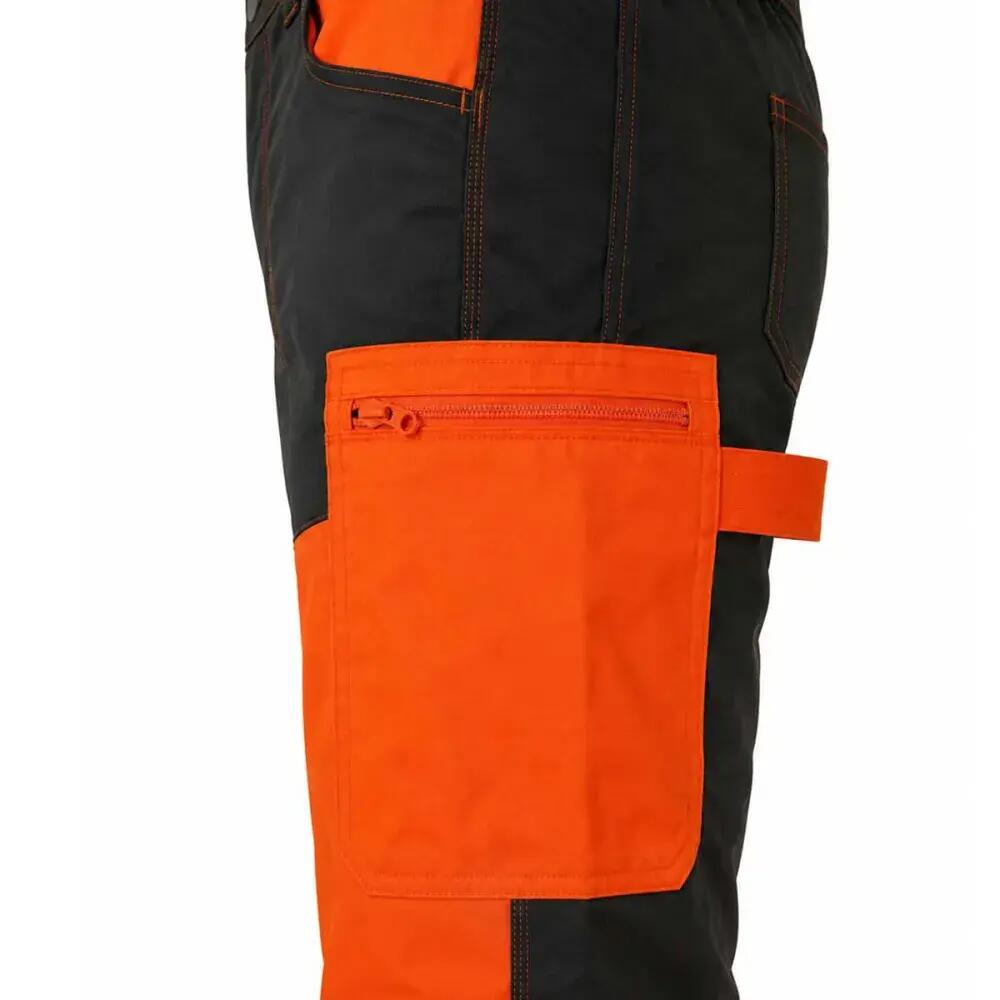 Pantalon traque enfant polyester coton orange kaki 6 à 16 ans 4/5