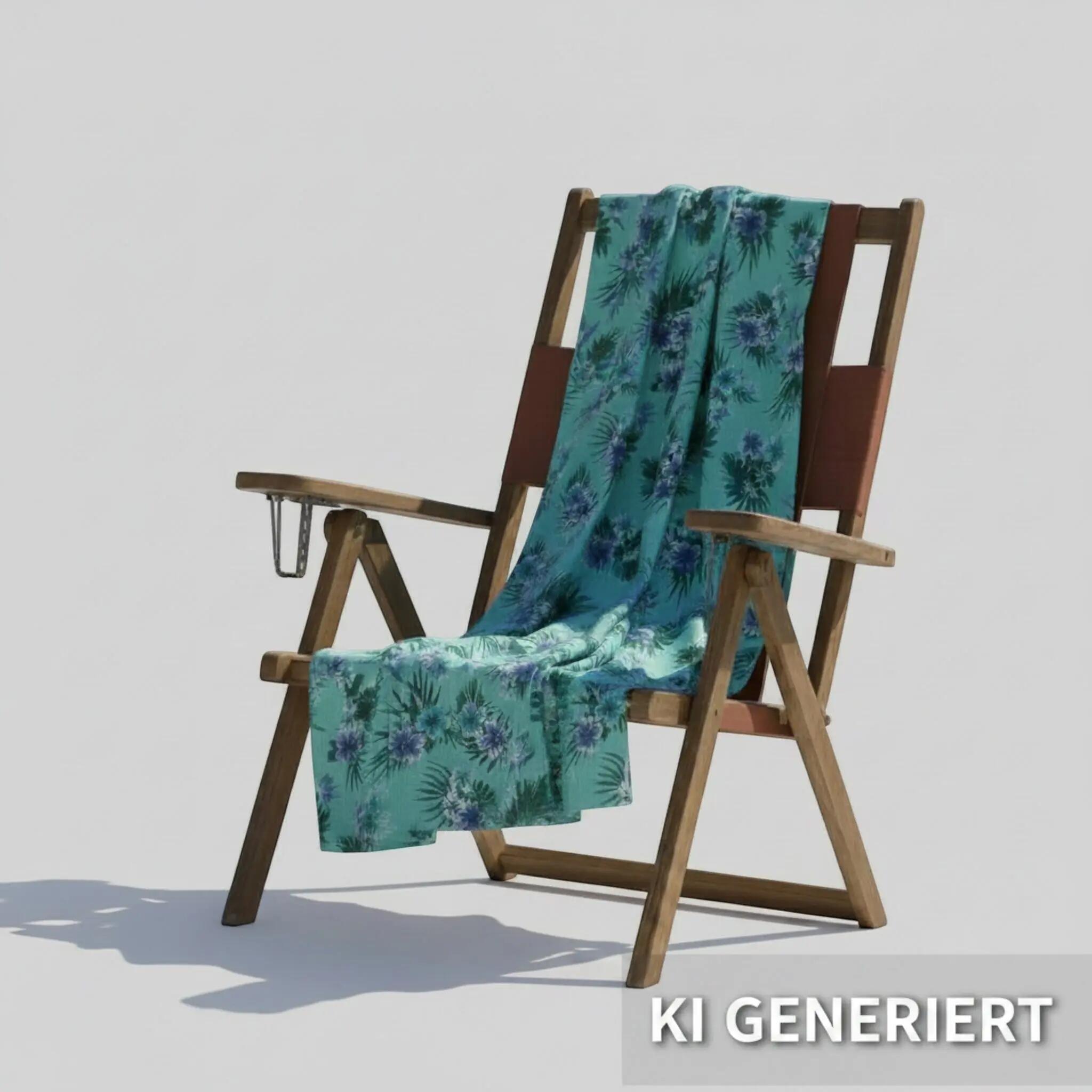 Accessoires Tropical Scarf Blanket Schal in Blau 5/8