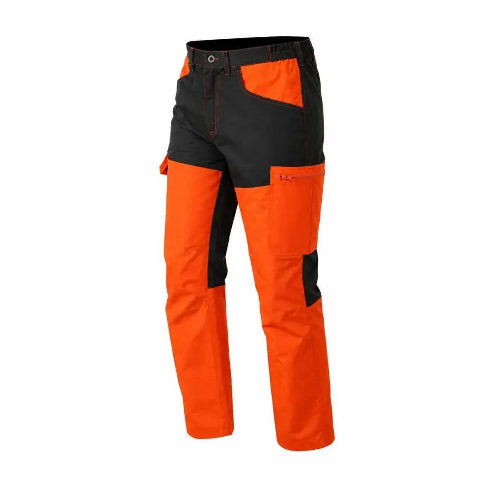 Pantalon traque enfant polyester coton orange kaki 6 à 16 ans 2/5