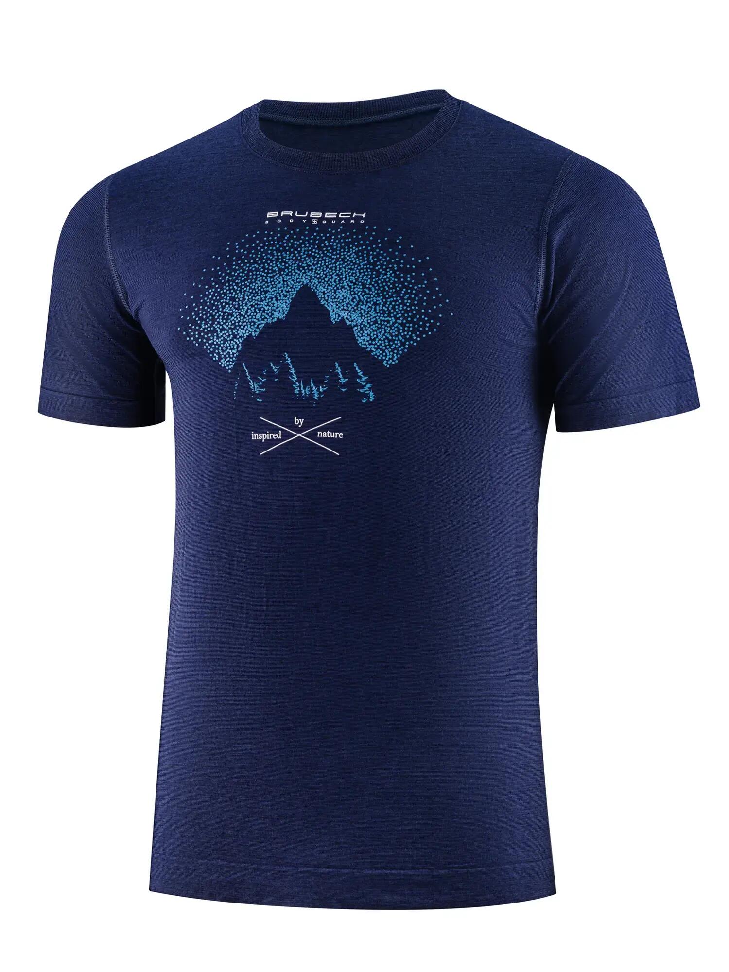 Koszulka męska z krótkim rękawem wełniana Brubeck OUTDOOR WOOL PRO 7/7