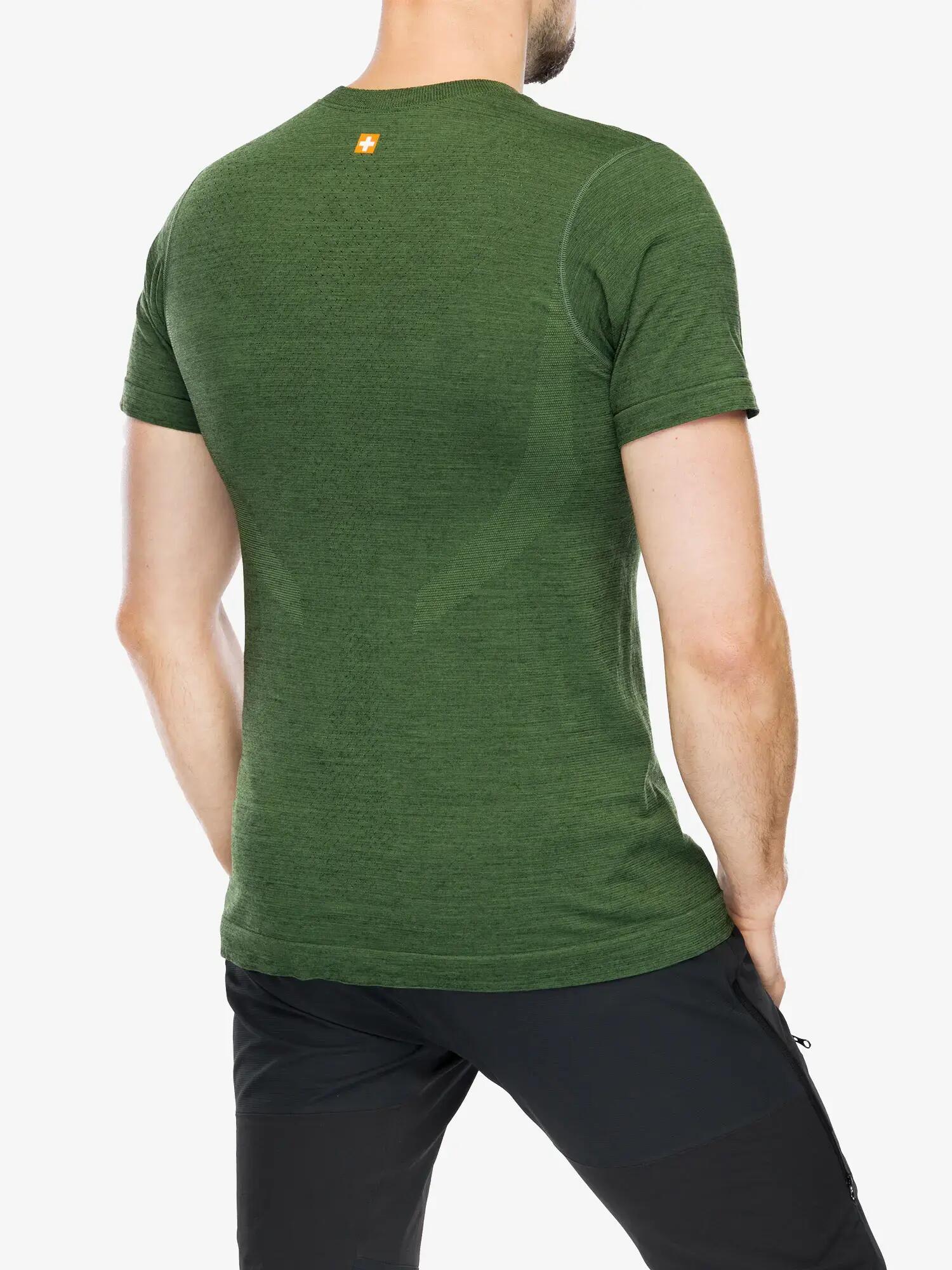 Koszulka męska z krótkim rękawem wełniana Brubeck OUTDOOR WOOL PRO 6/7