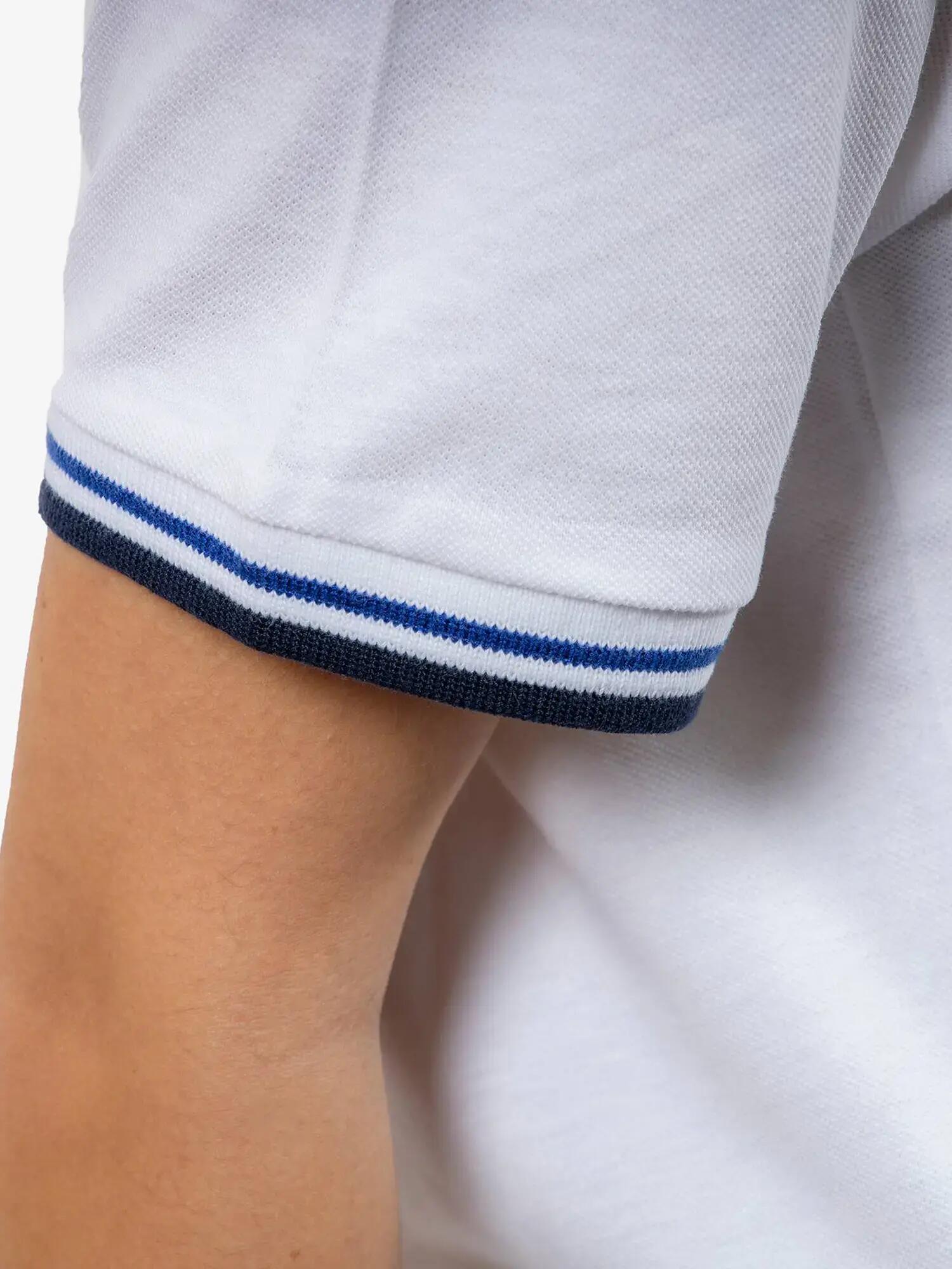 Polo donna givova bianco /blu 5/5