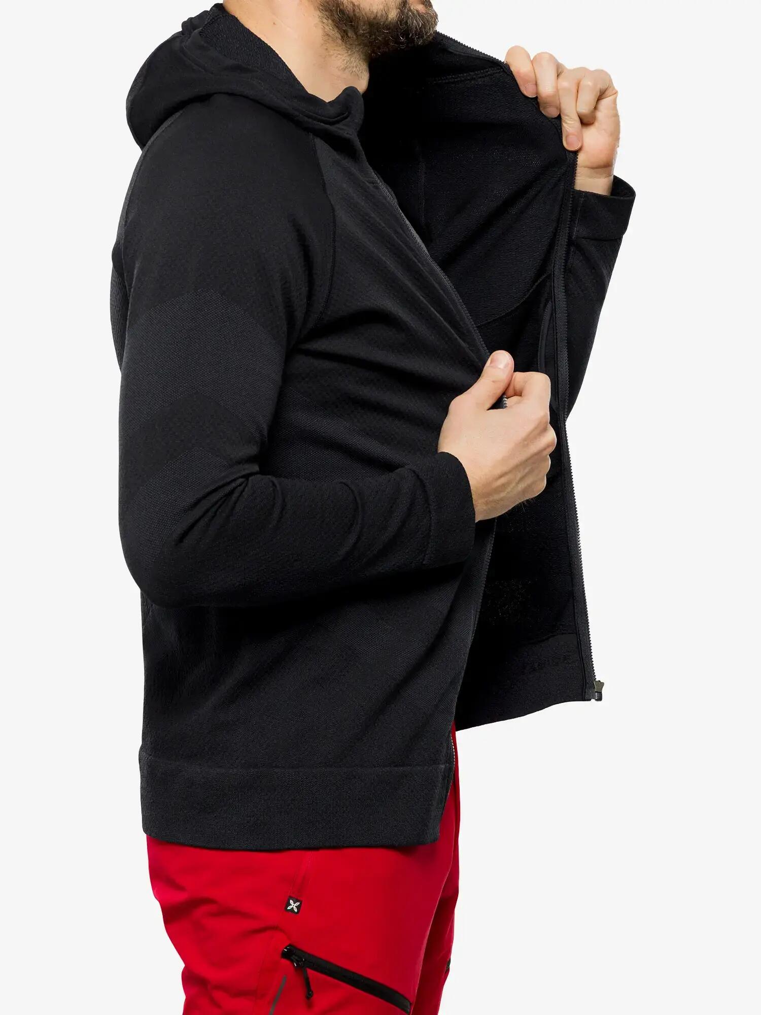 Bluza męska wełniana z kapturem Brubeck THERMO WOOL by Pustelnik 6/7