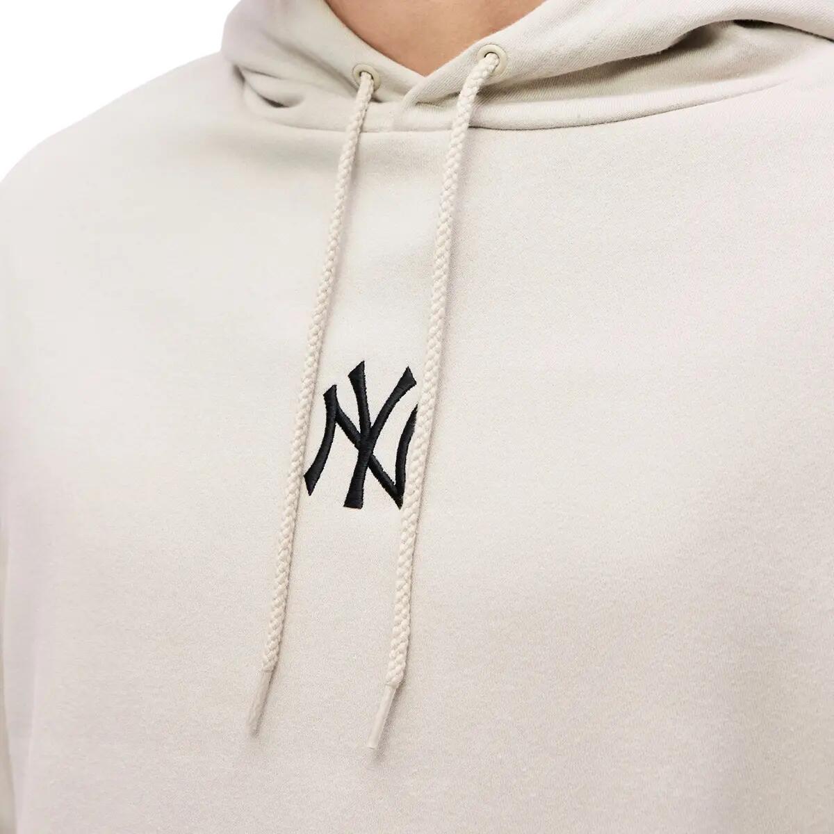 Sweat à Capuche Oversize MLB New York Yankees New Era Crème 5/6